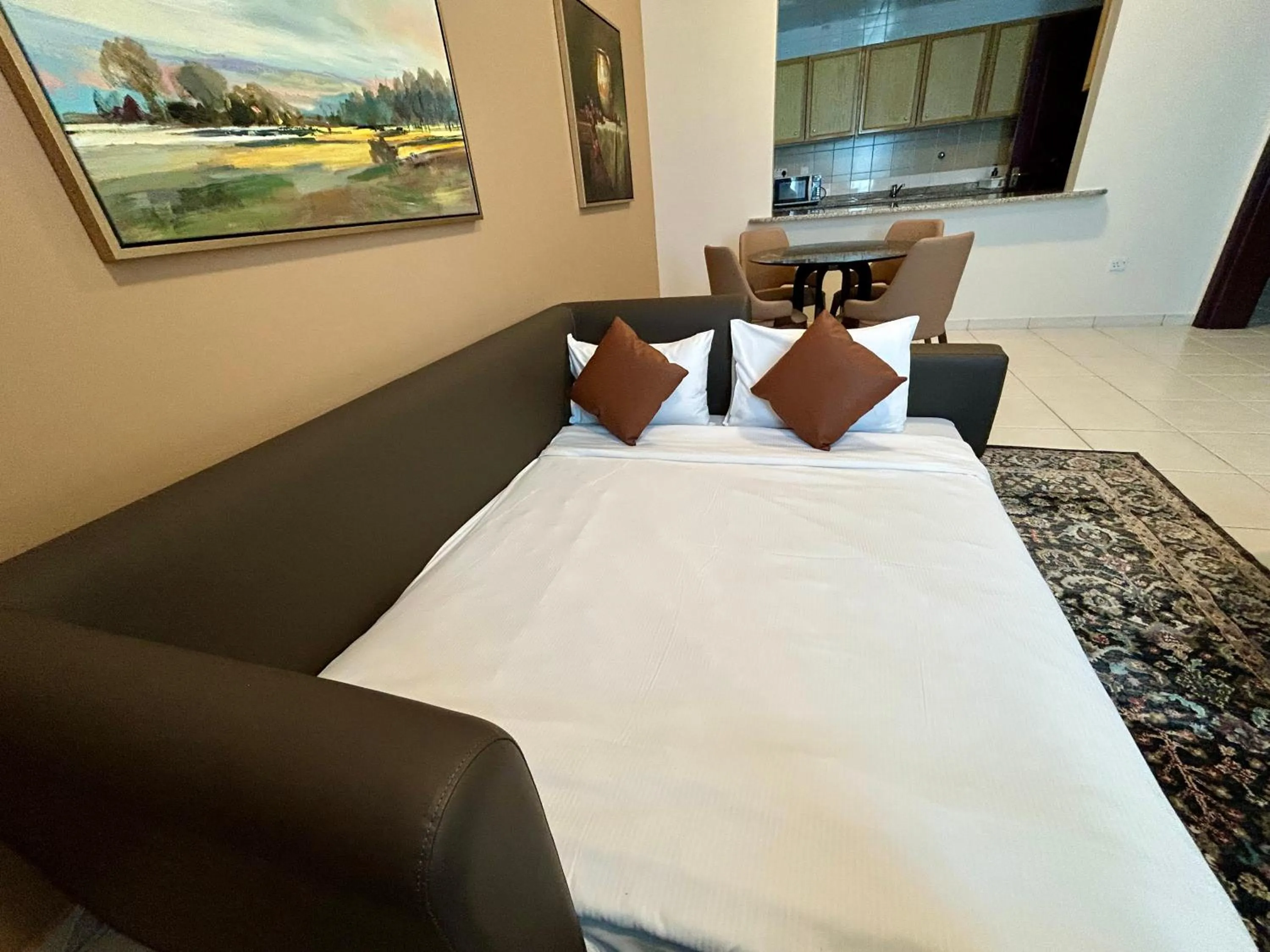 Bed in Al Nakheel Hotel Apartments Abu Dhabi