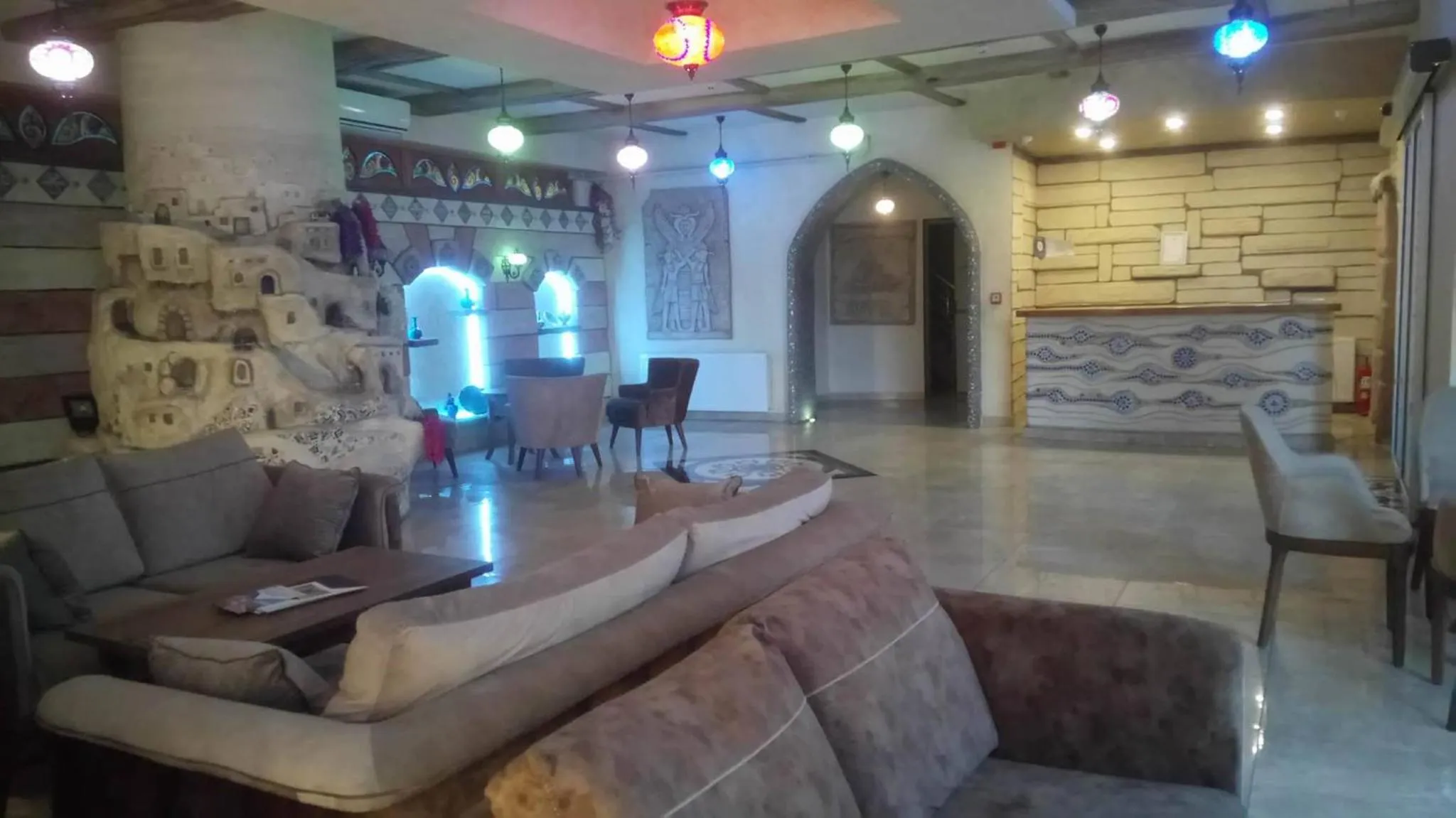 Lobby or reception in Waha Hotel