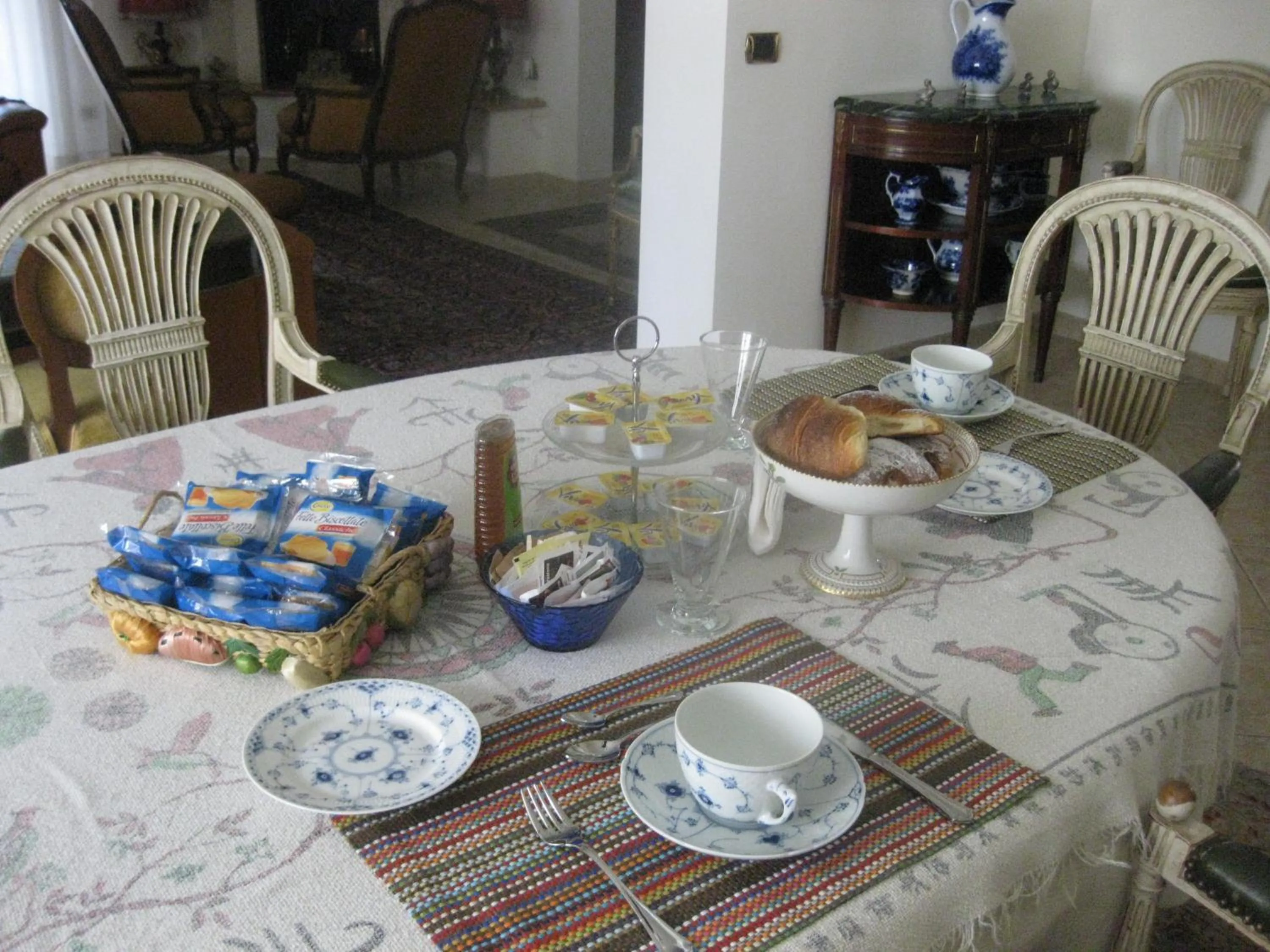 Italian breakfast in B&B Villa Lucia