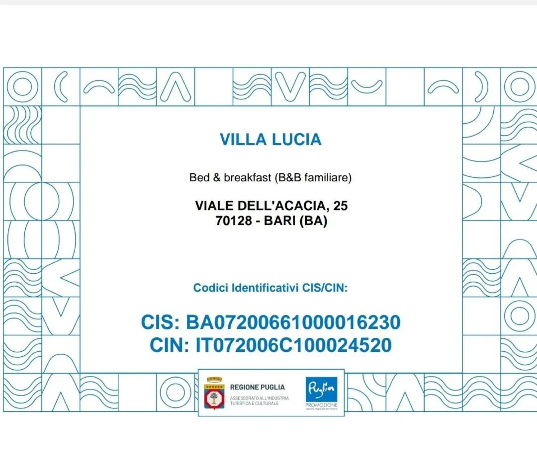 Property building in B&B Villa Lucia