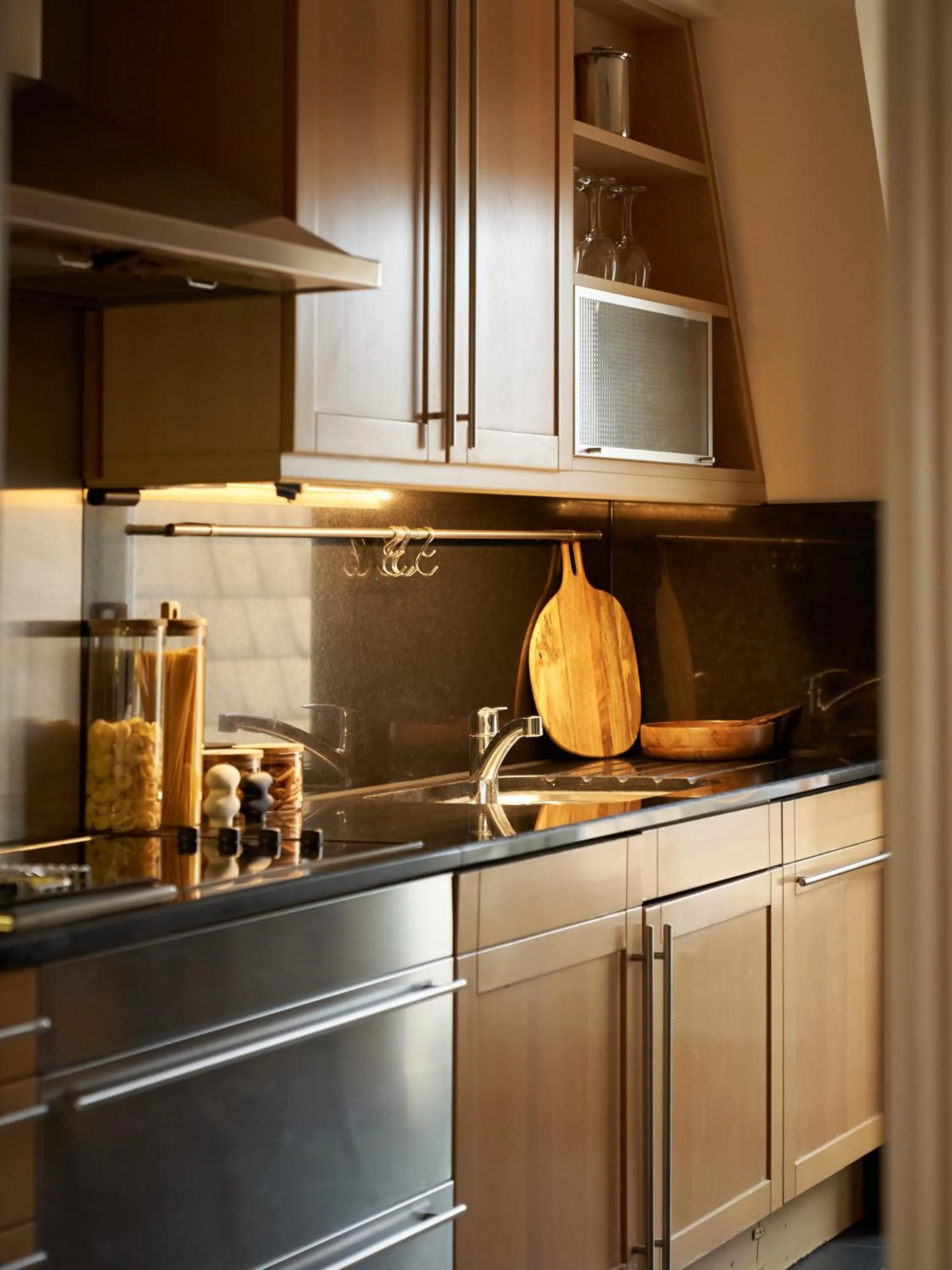 kitchen in Europa House Apartments