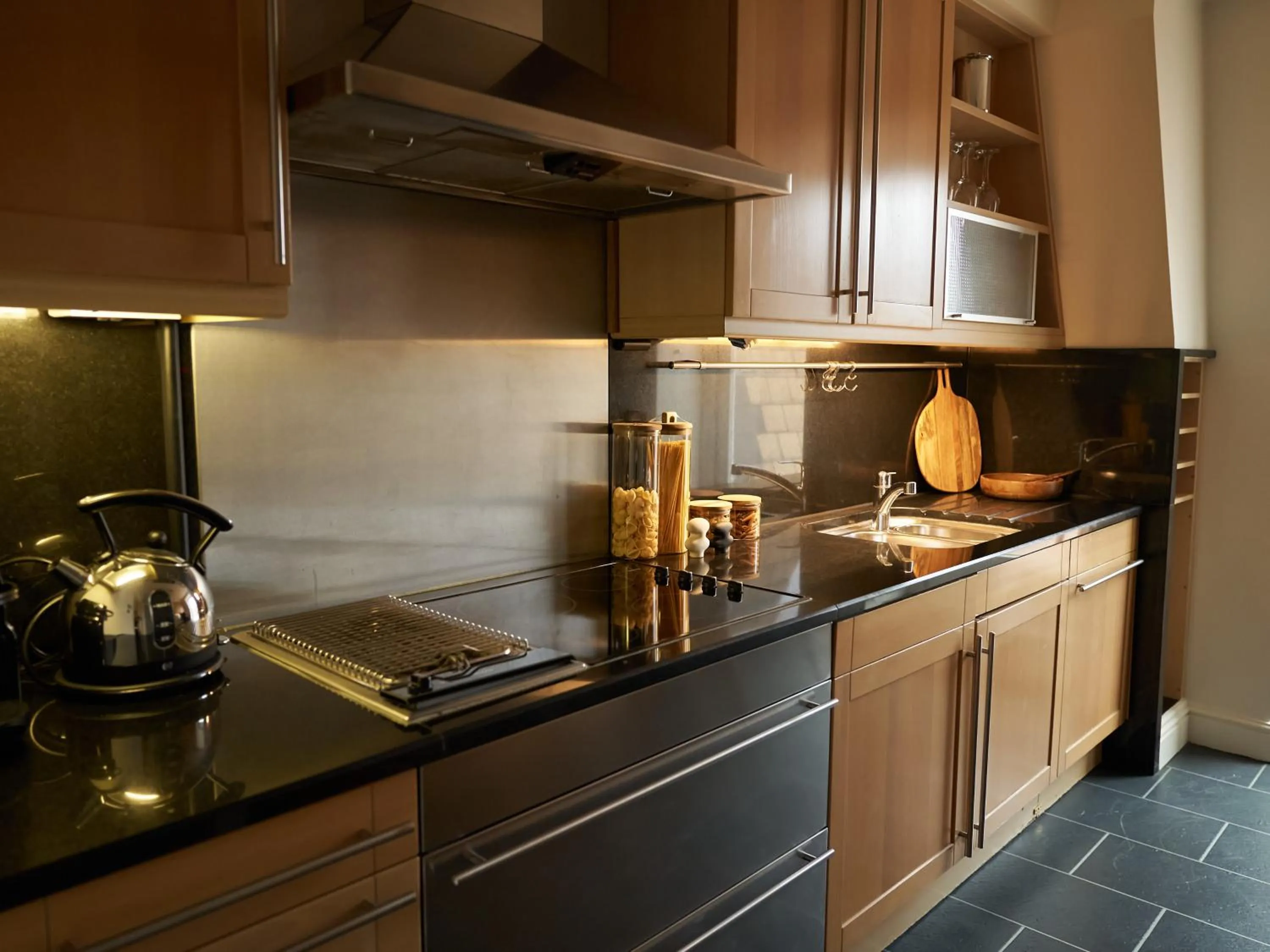 kitchen in Europa House Apartments