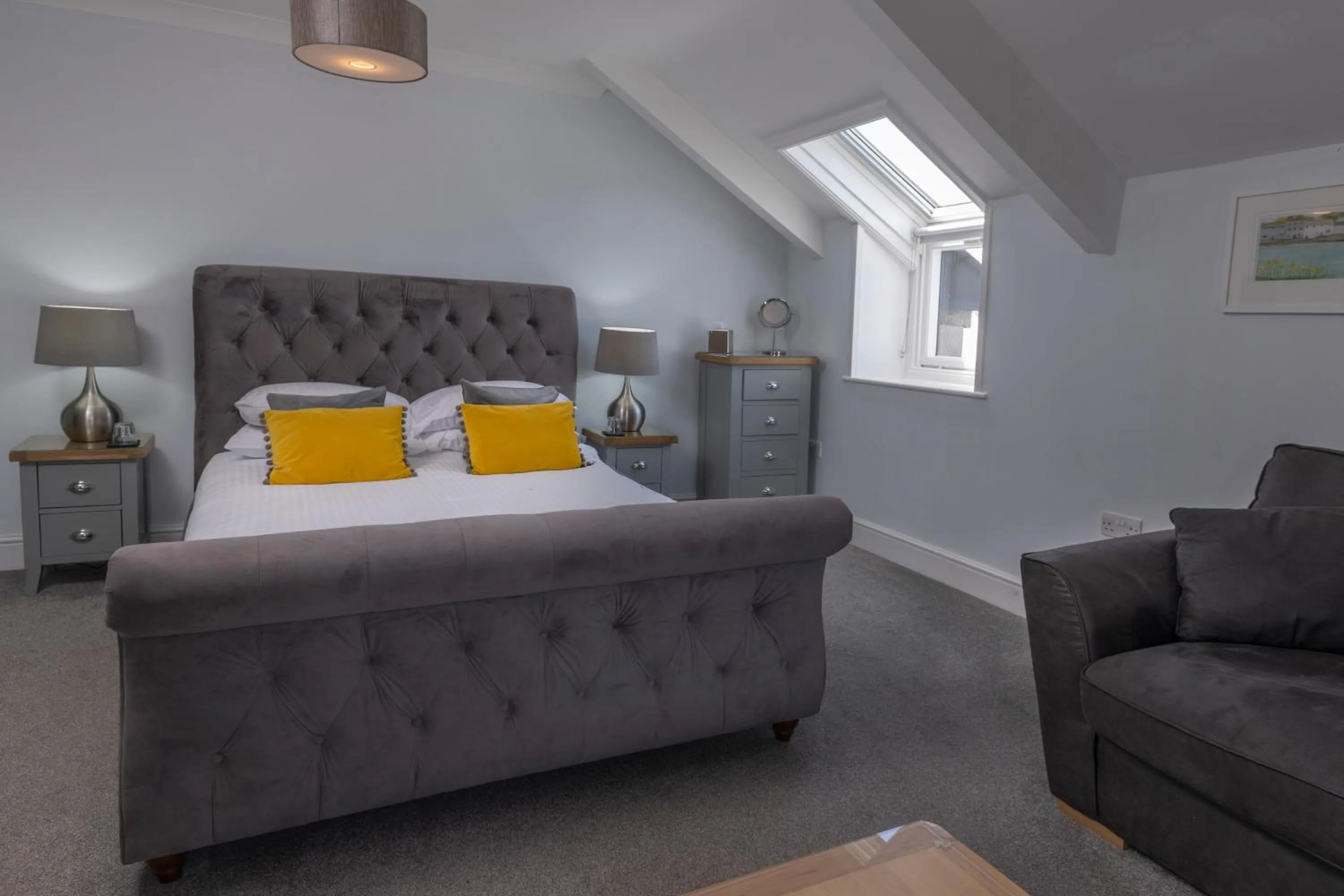 Bed in Sure Hotel Collection by Best Western Porth Veor Manor Hotel