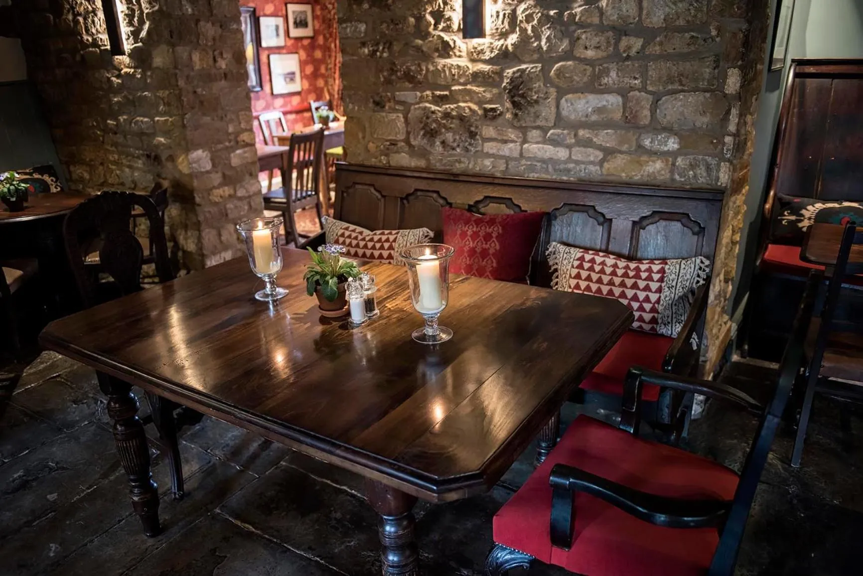 Dining area in The Howard Arms