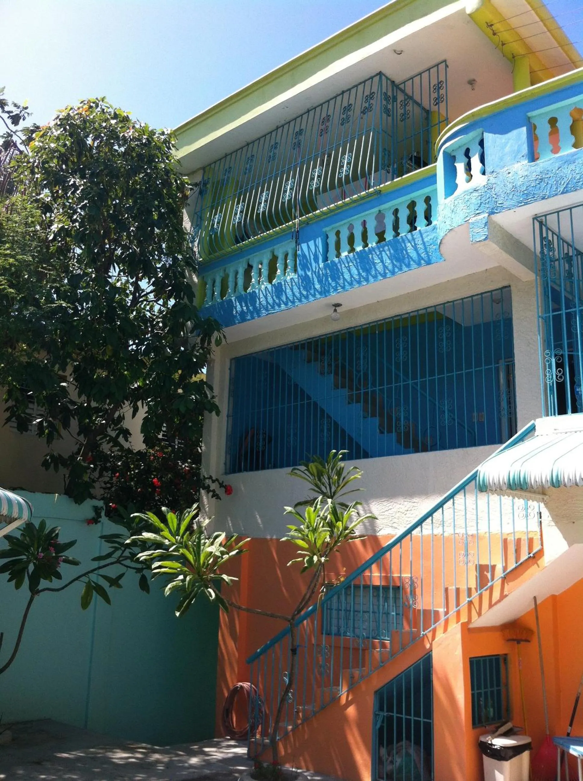 Patio in Casa Azul - Apartment