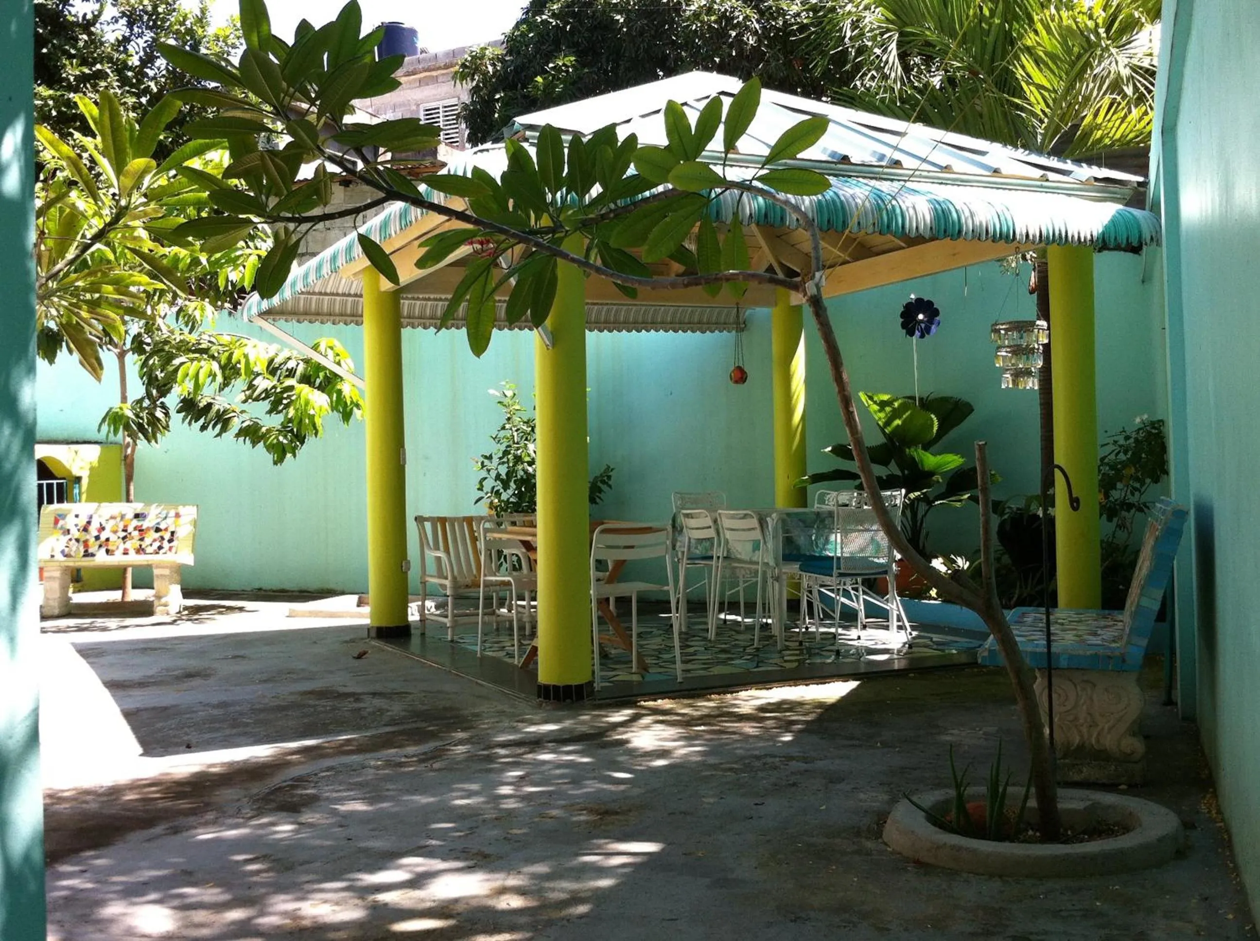 Patio in Casa Azul - Apartment