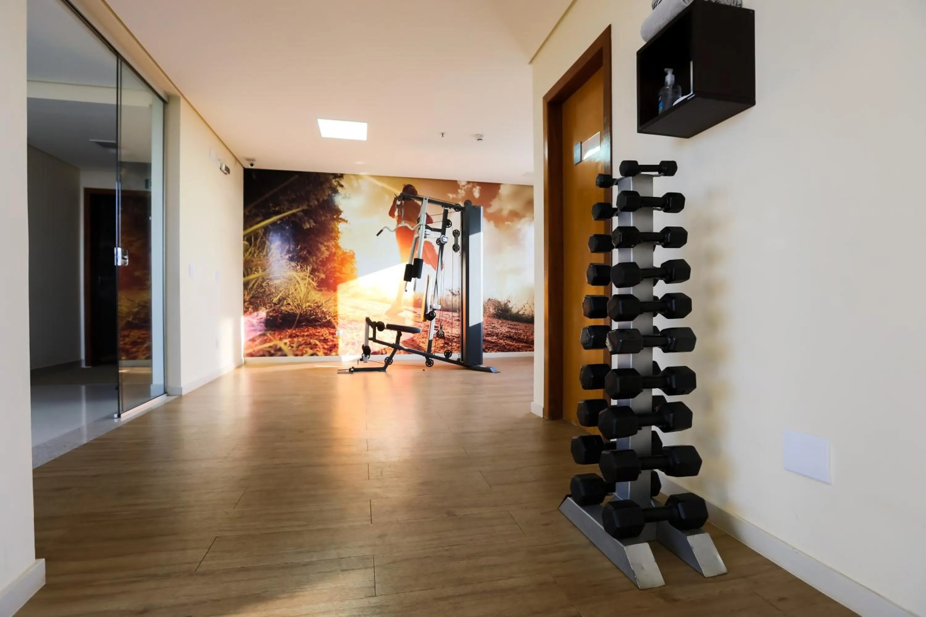 Fitness centre/facilities in Hotel Amsterdam Montes Claros