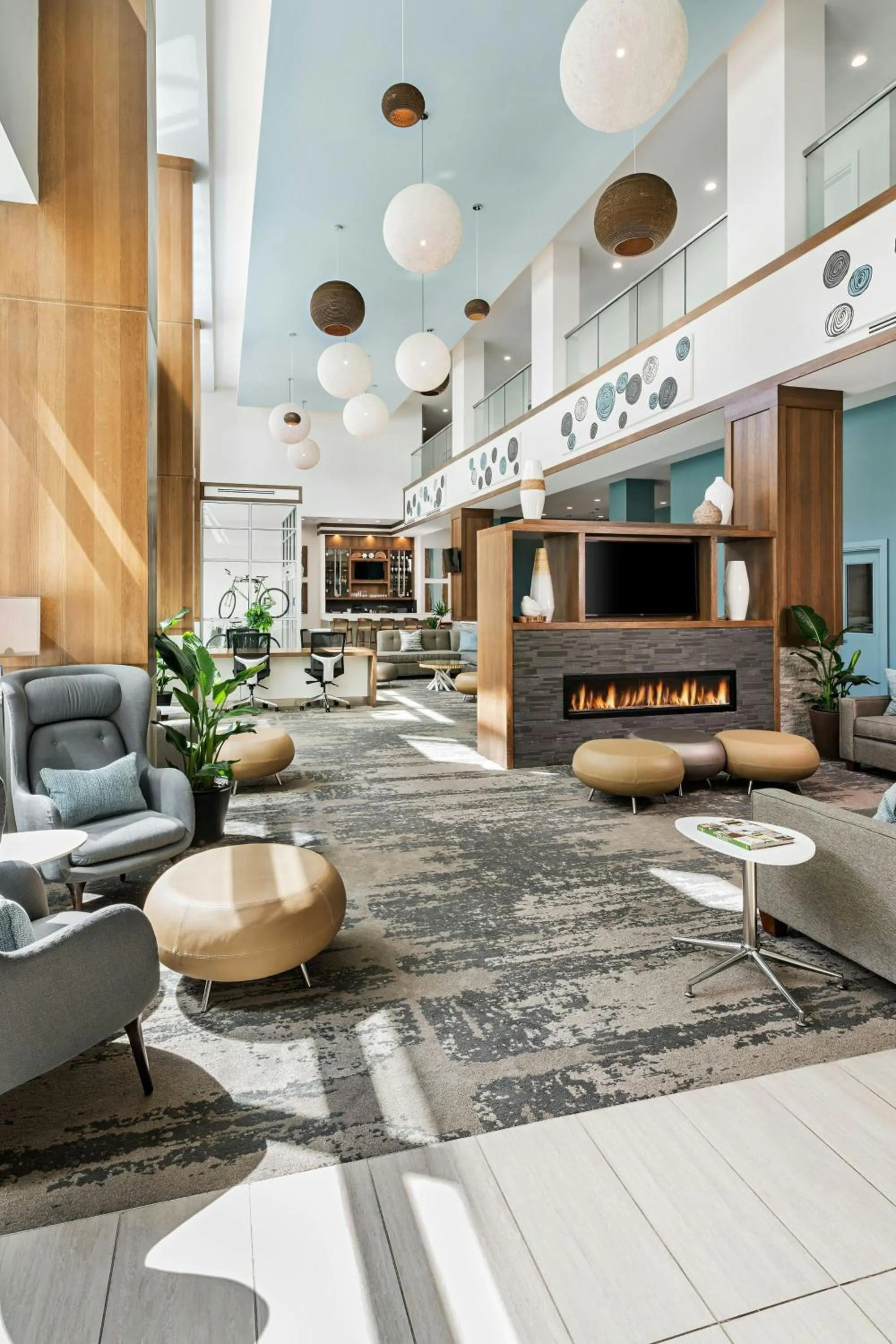 Lobby or reception in Element Calgary Airport