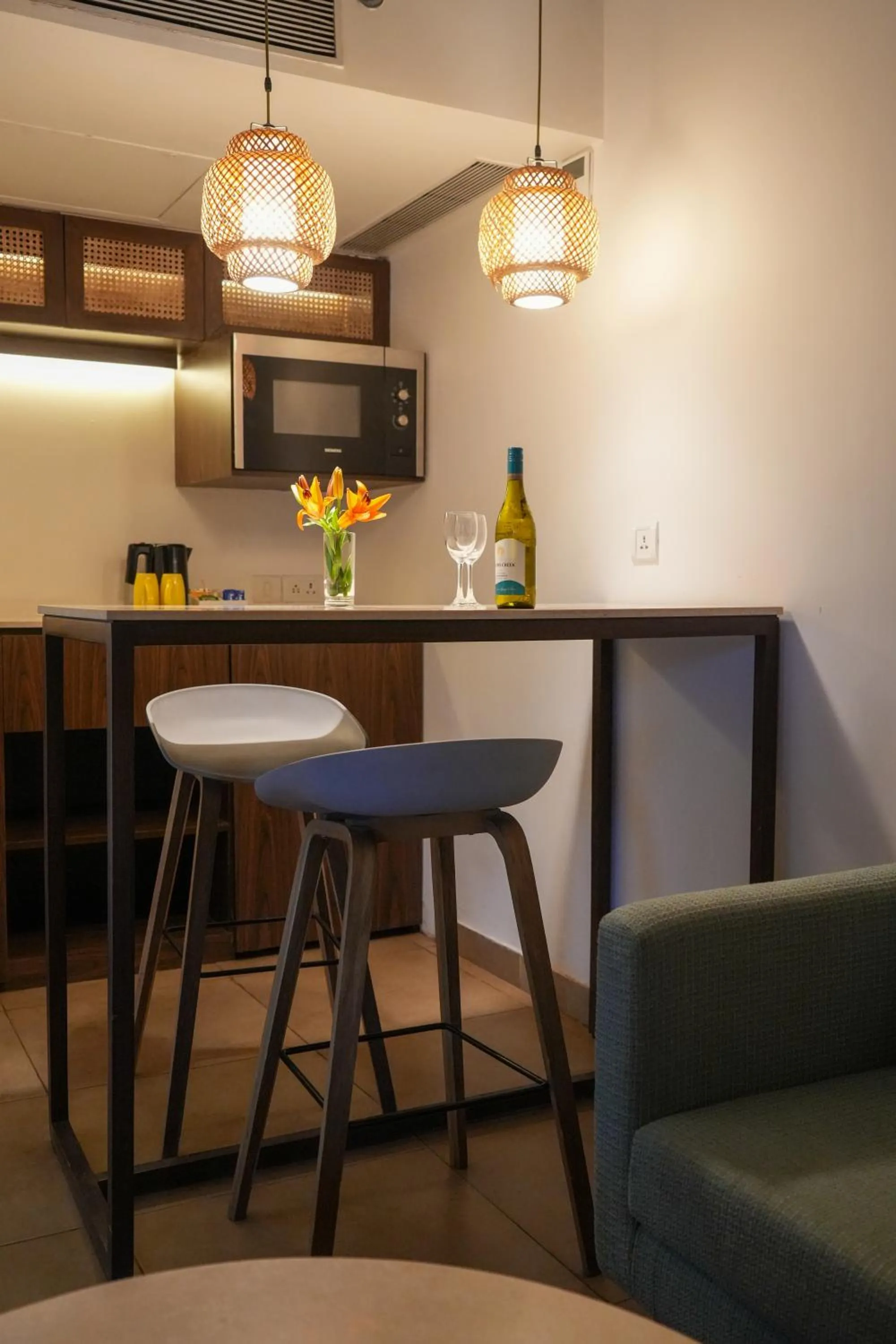 Seating area in Fairfield by Marriott Goa Anjuna