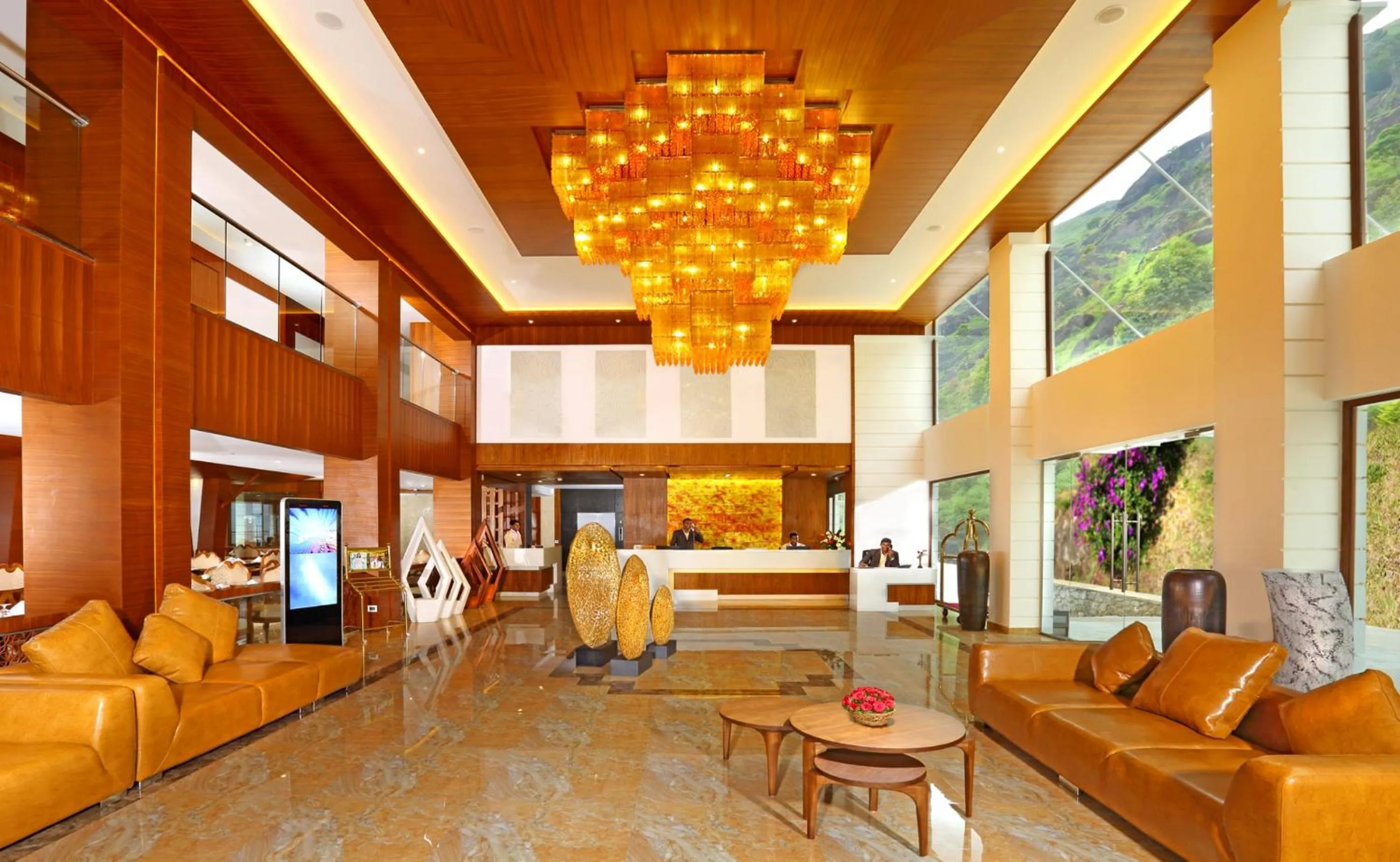 Lobby or reception in Amber Dale Luxury Hotel & Spa, Munnar