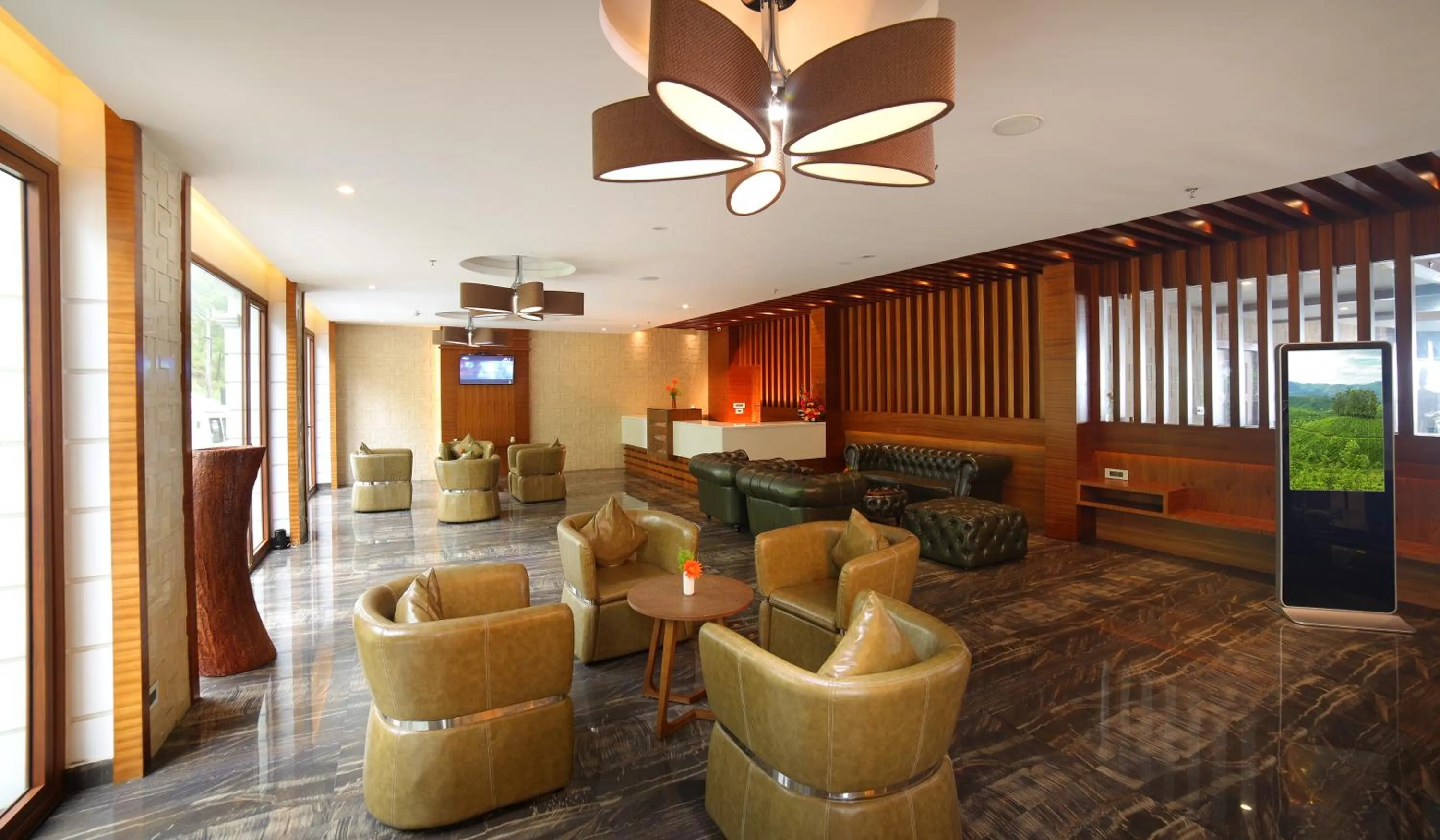 Lobby or reception in Amber Dale Luxury Hotel & Spa, Munnar