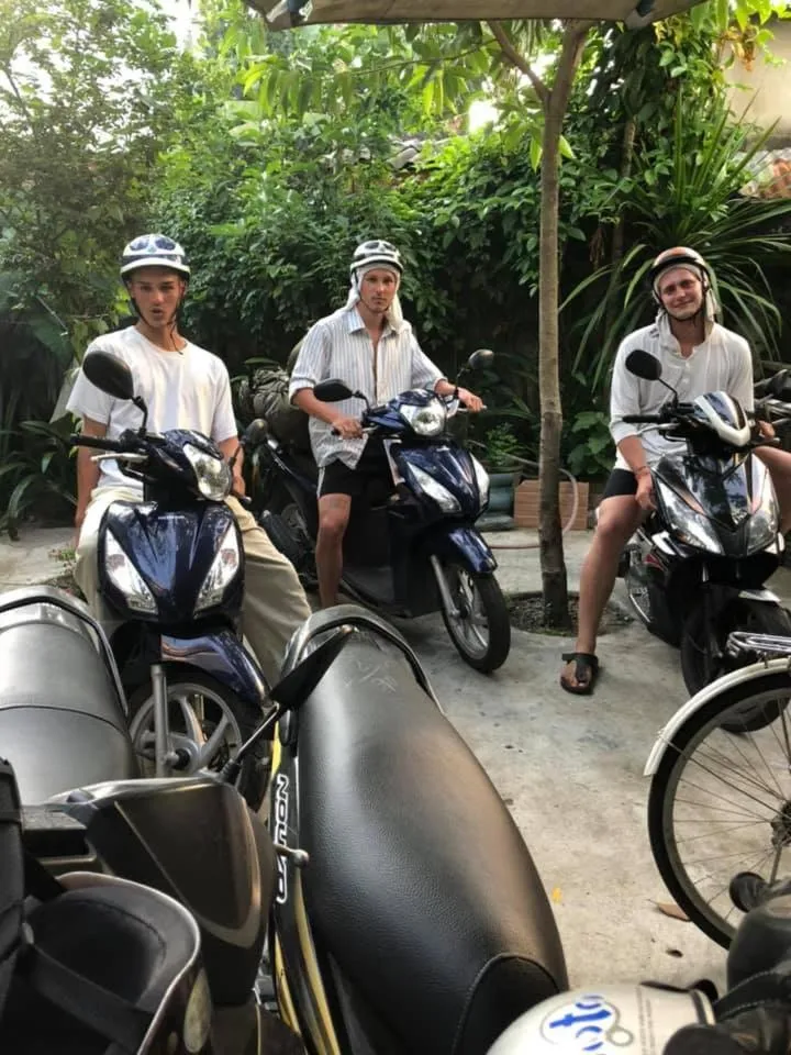 People in Quynh Long Villa