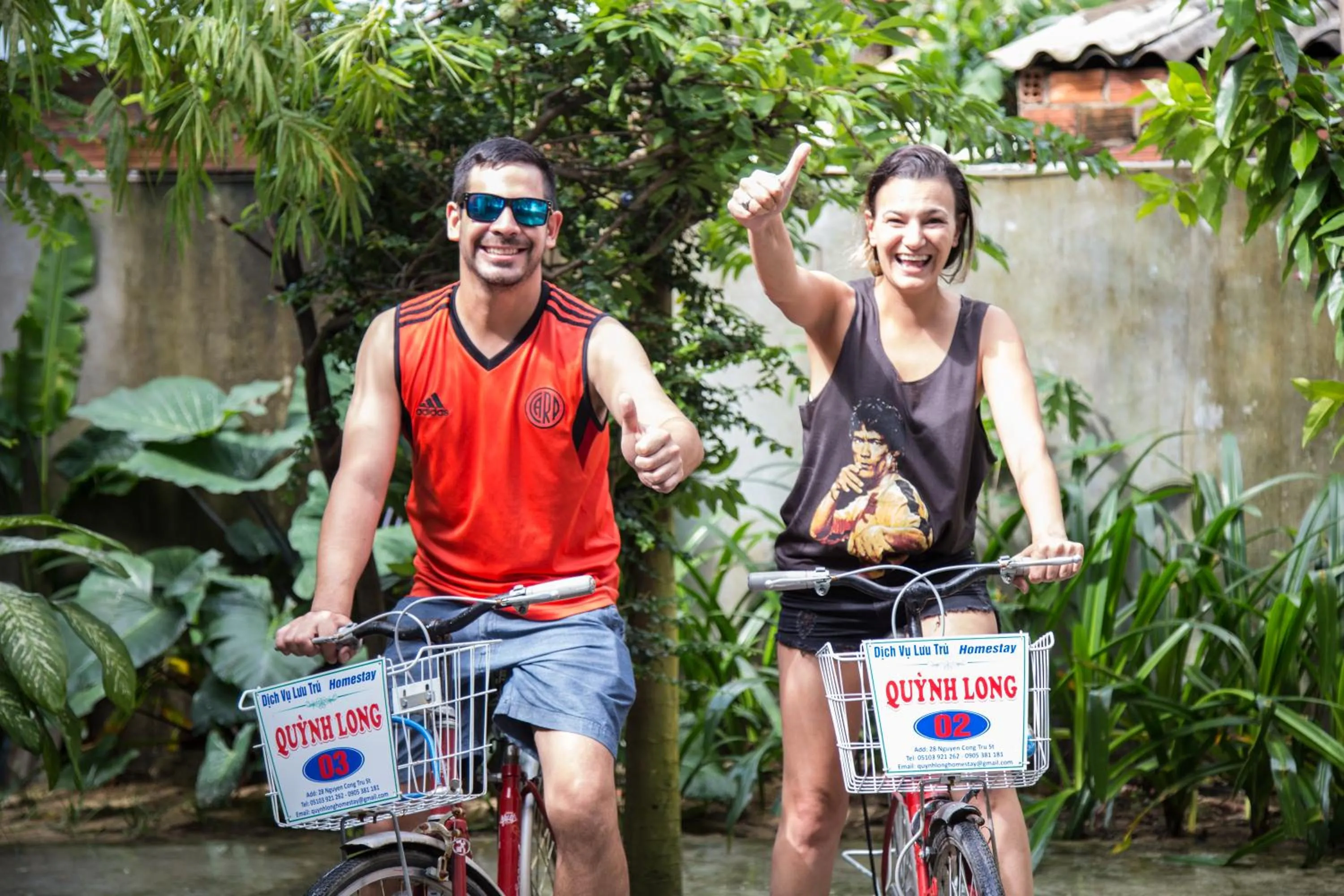 People in Quynh Long Villa