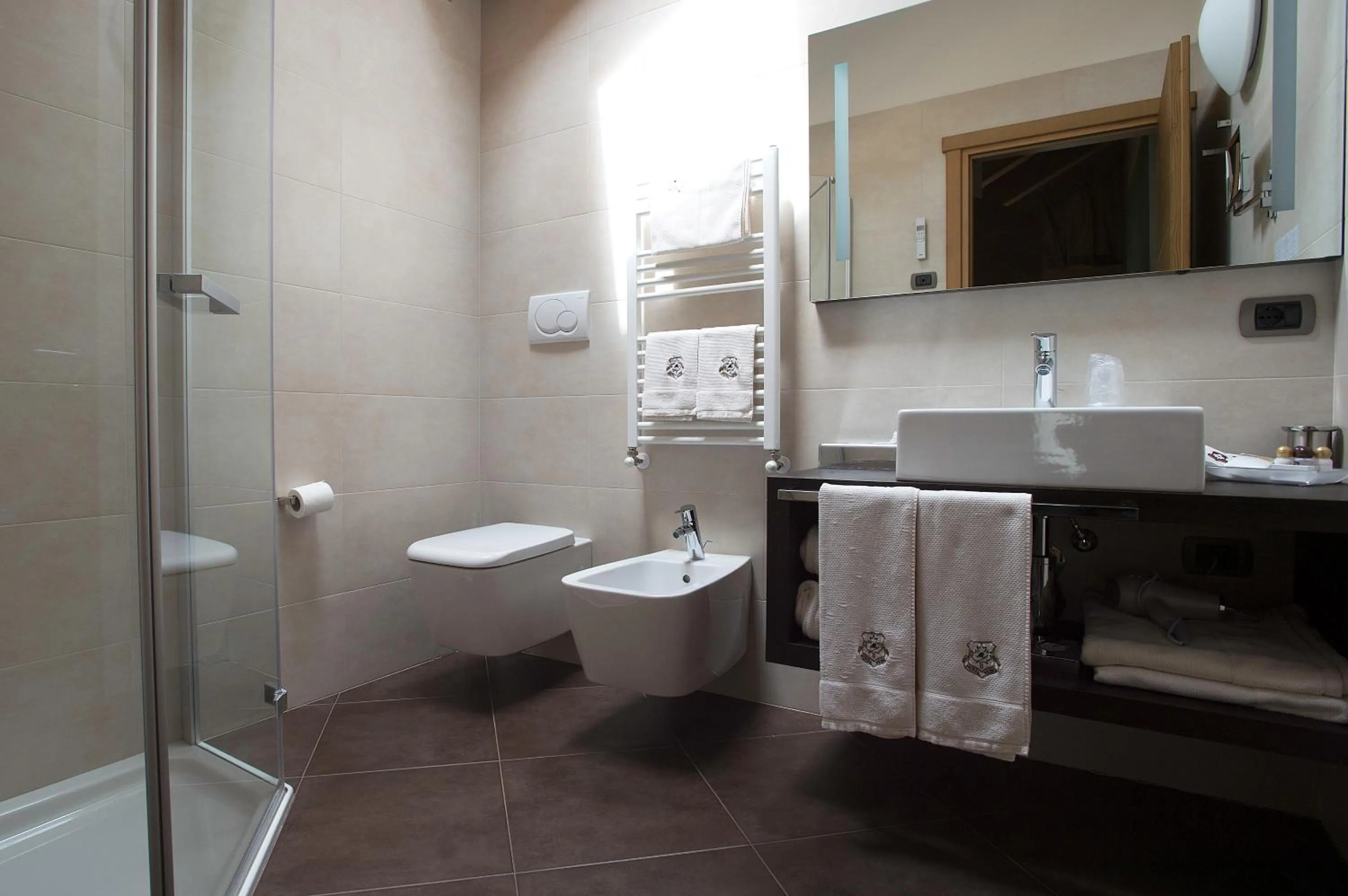 Bathroom in Hotel Vedig