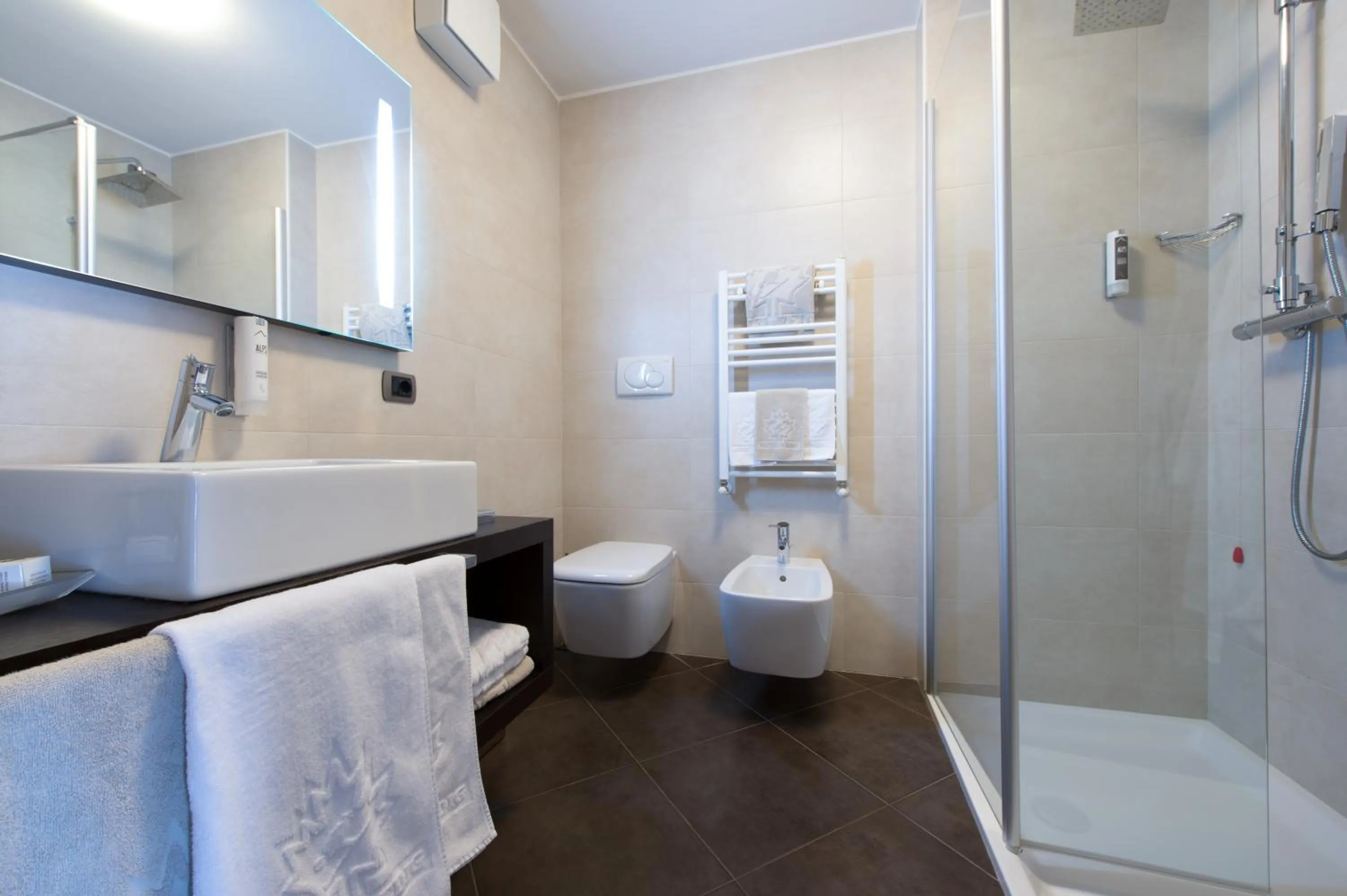 Bathroom in Hotel Vedig