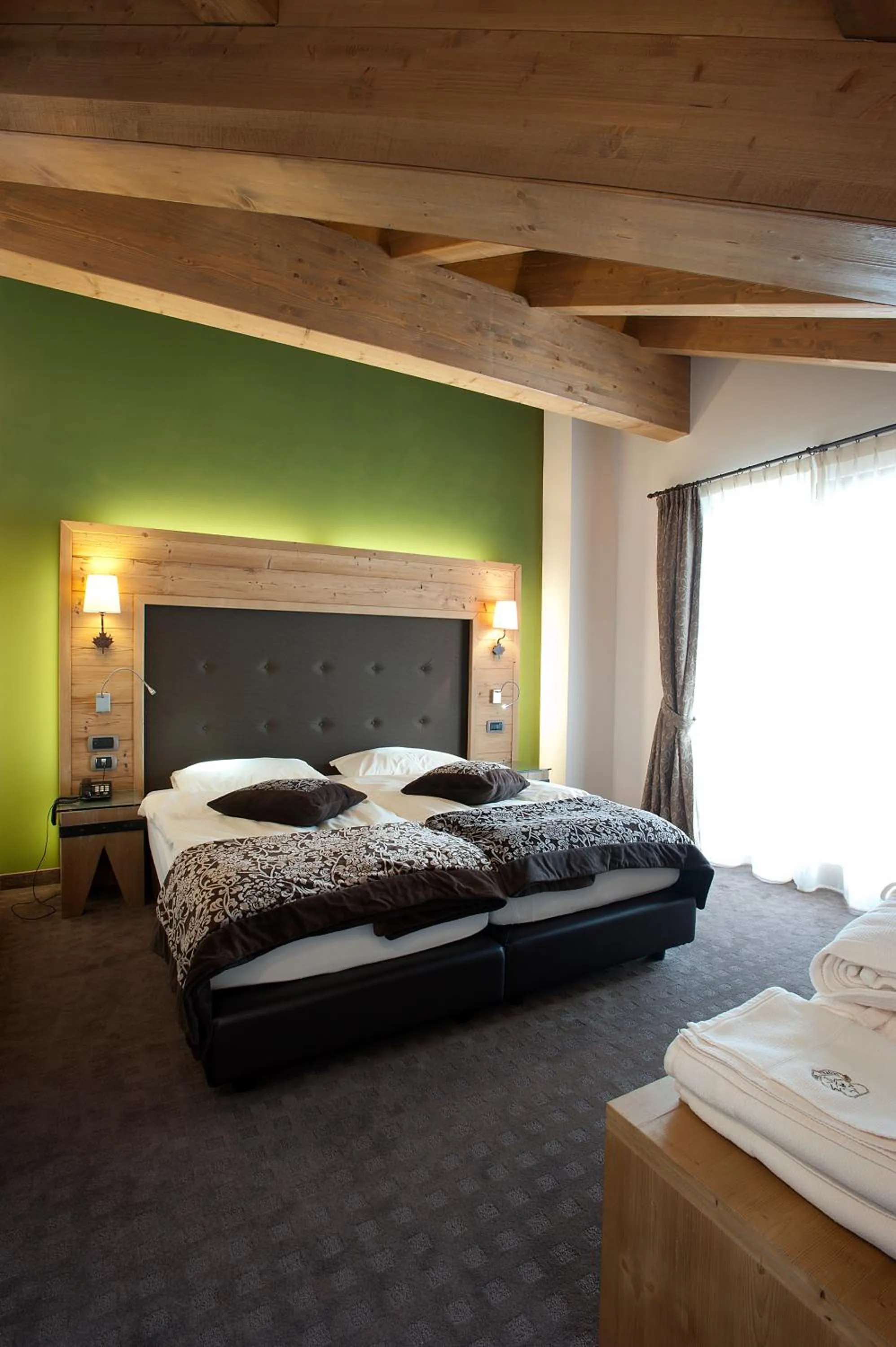 Bedroom, Bed in Hotel Vedig