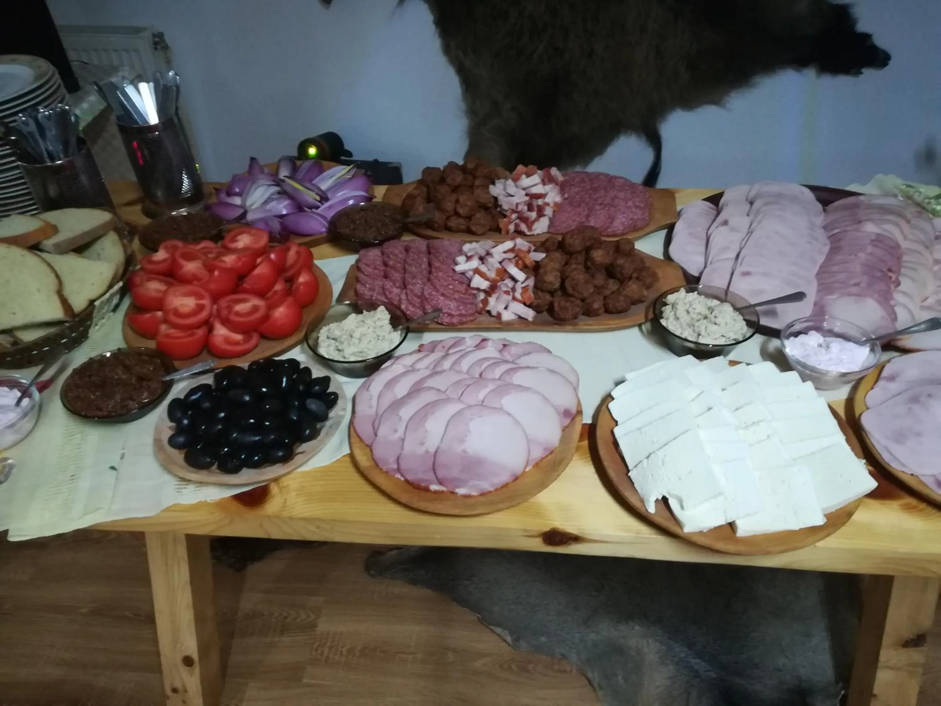 Buffet breakfast in Casa de Vacanta Neagu