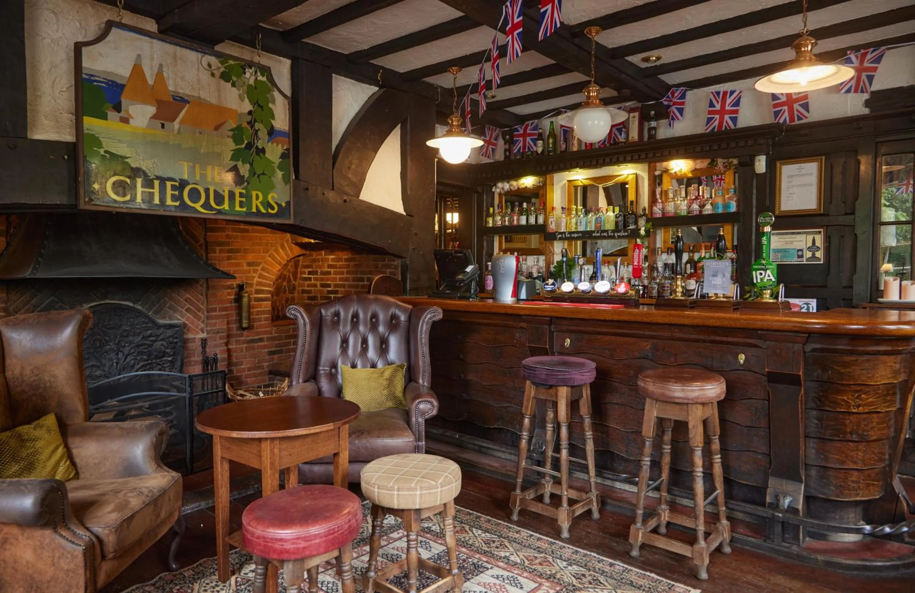 Lounge or bar in Chequers Inn by Greene King Inns