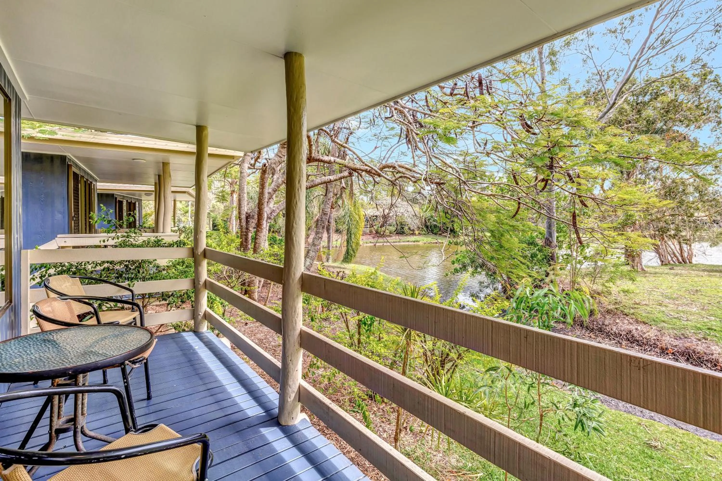 Balcony/Terrace in Sanctuary Lakes Fauna Retreat