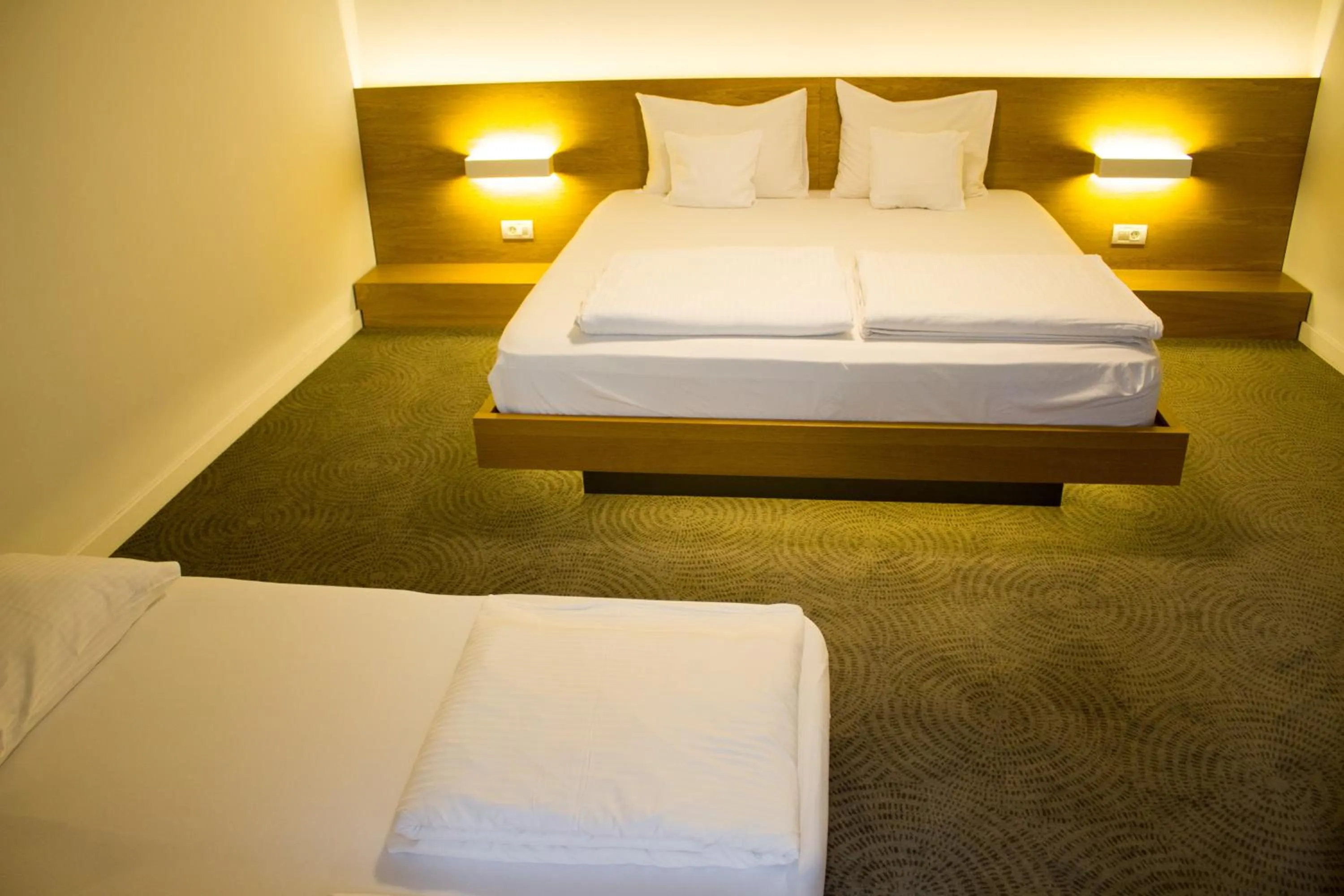 Bed in Hotel Silva