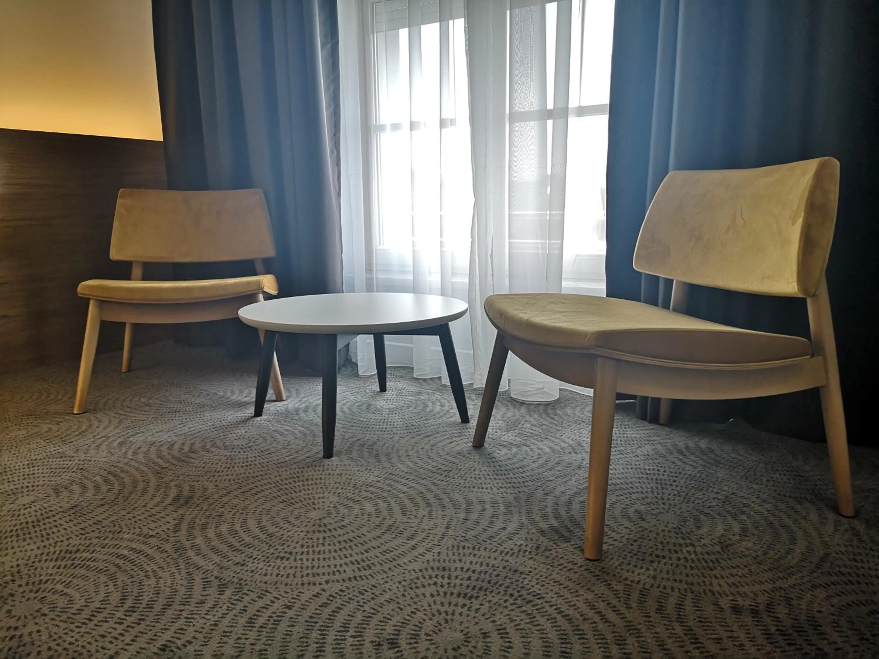 Seating area in Hotel Silva