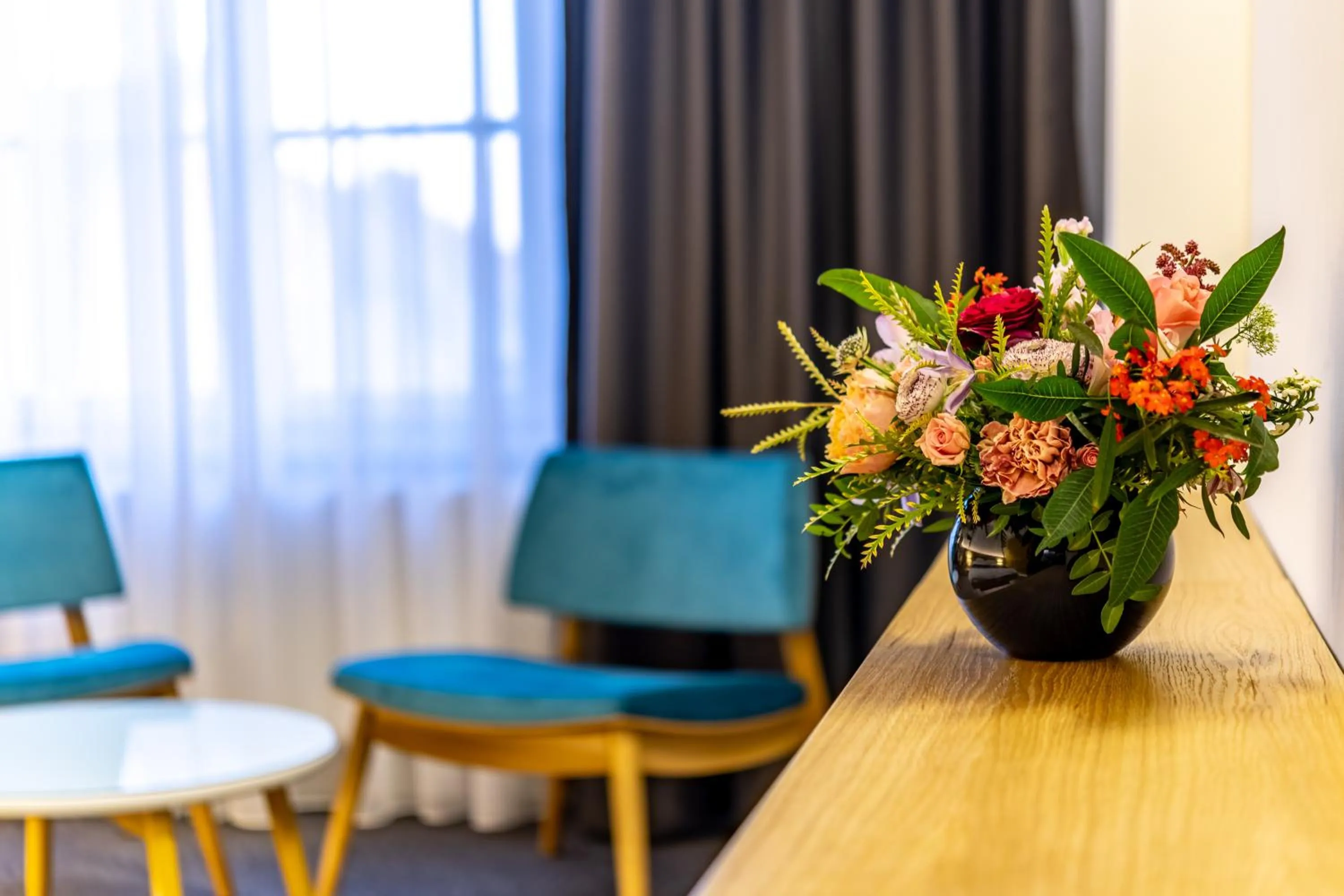 Seating area in Hotel Silva