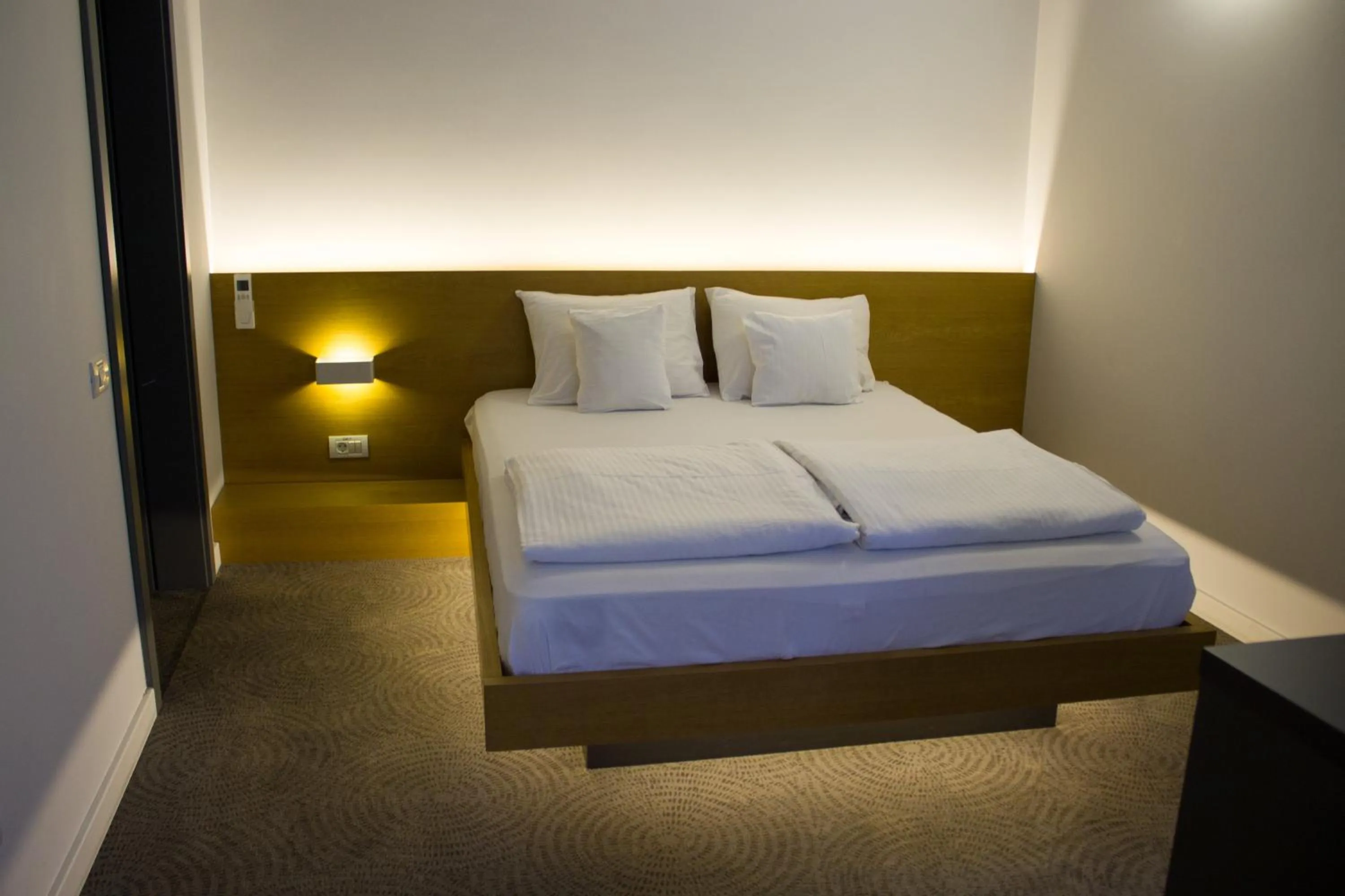 Bed in Hotel Silva