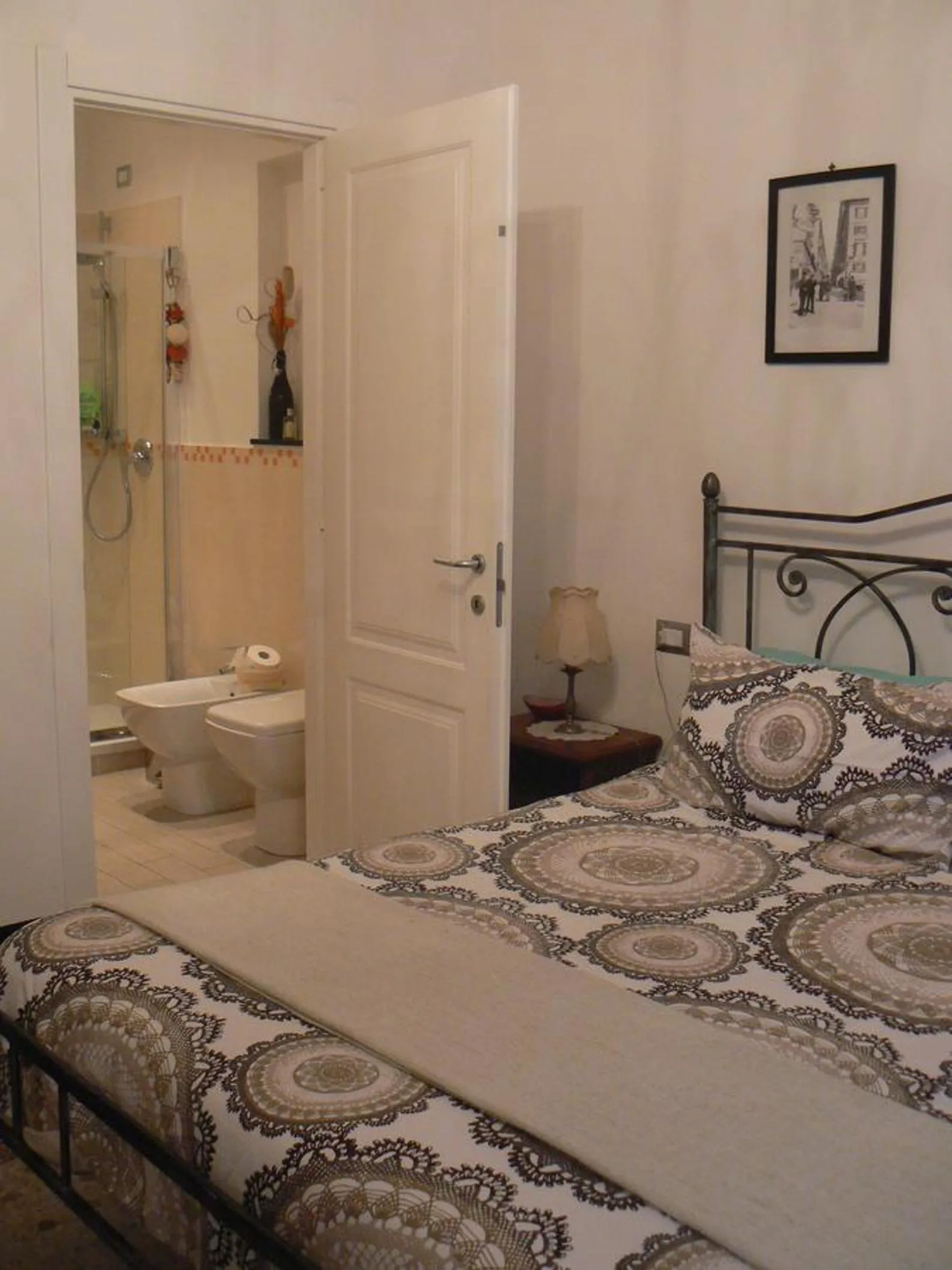 Bedroom, Bed in B&B Lercari