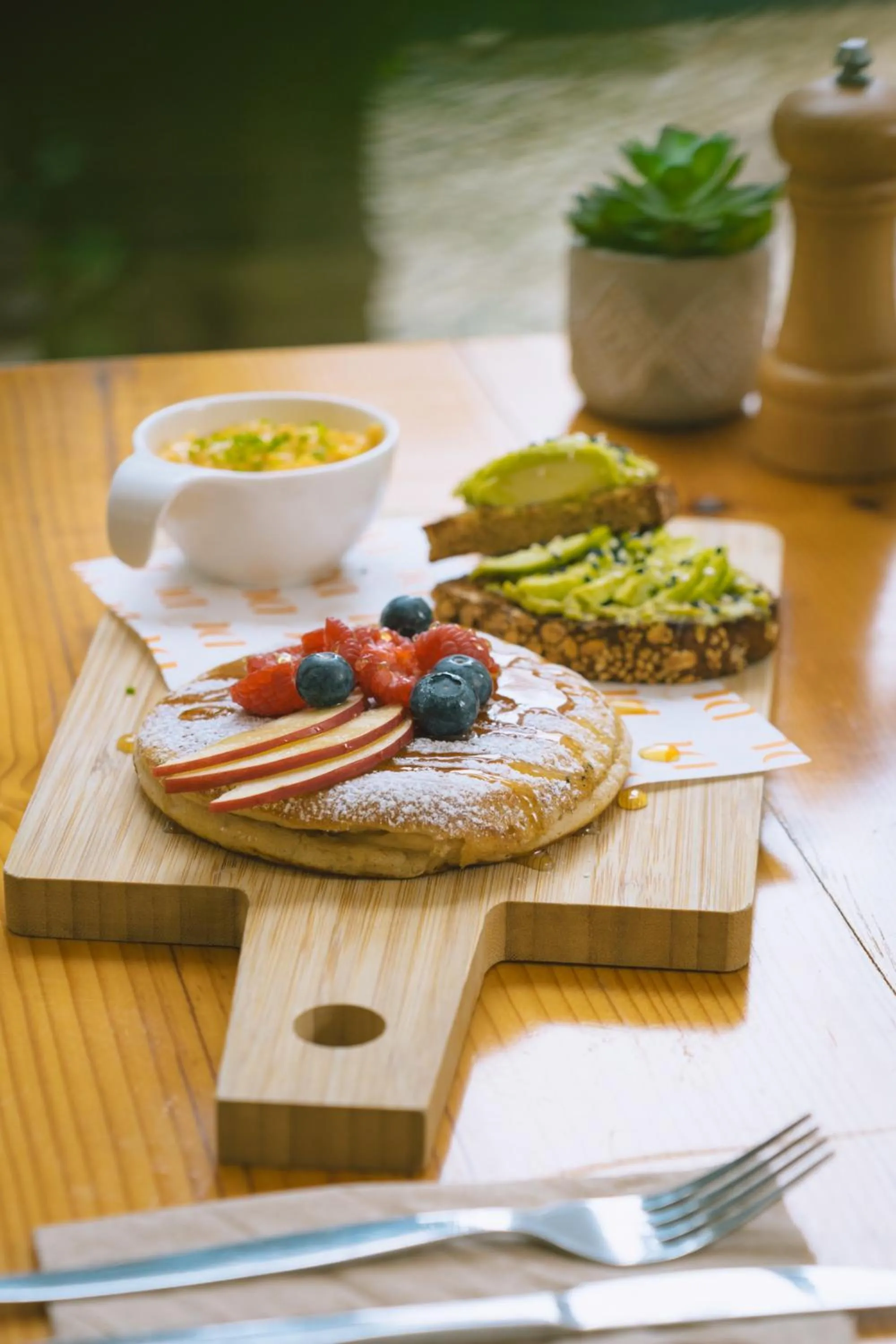 Breakfast in PTM DownTown Hostel&Suites