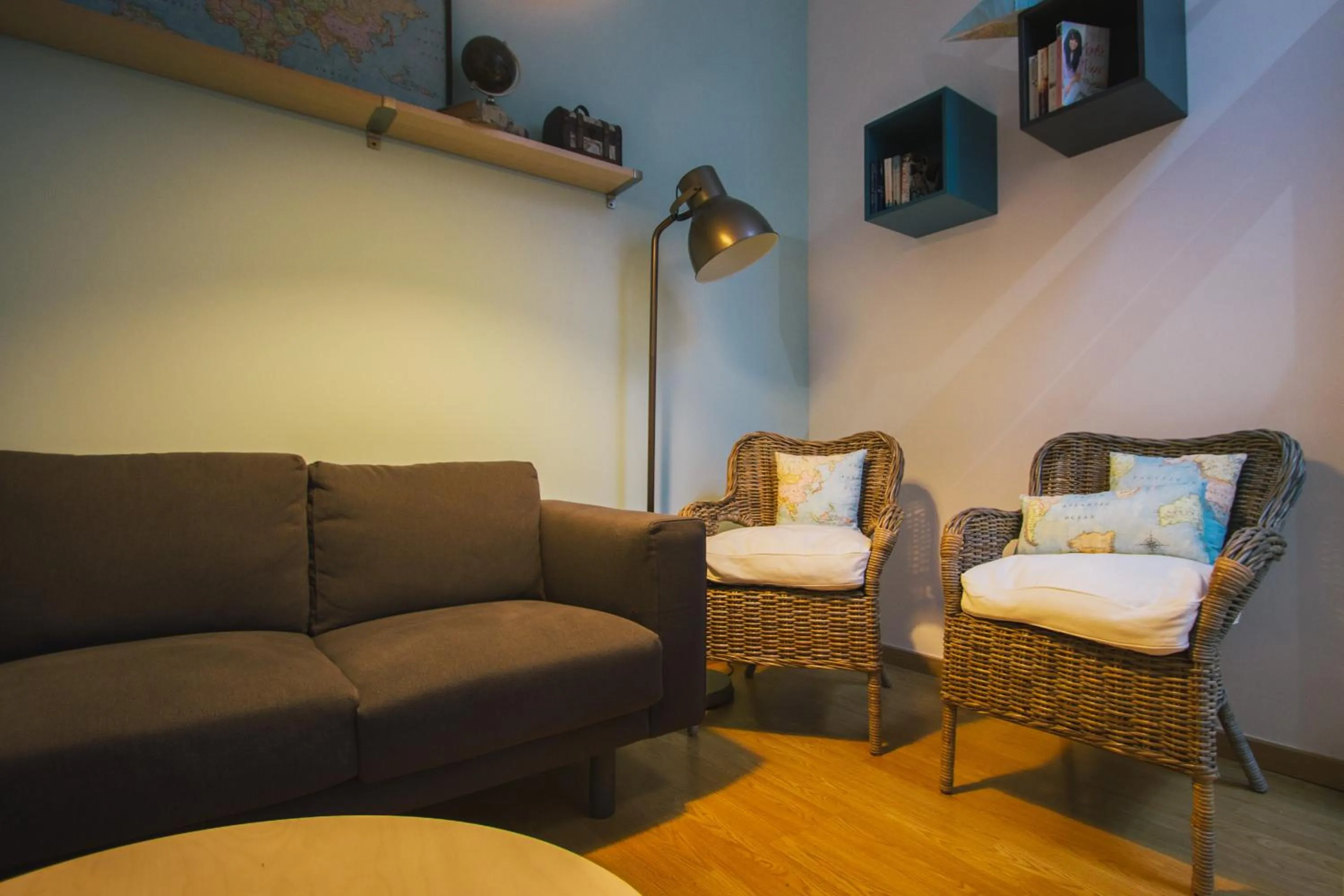 Living room in PTM DownTown Hostel&Suites