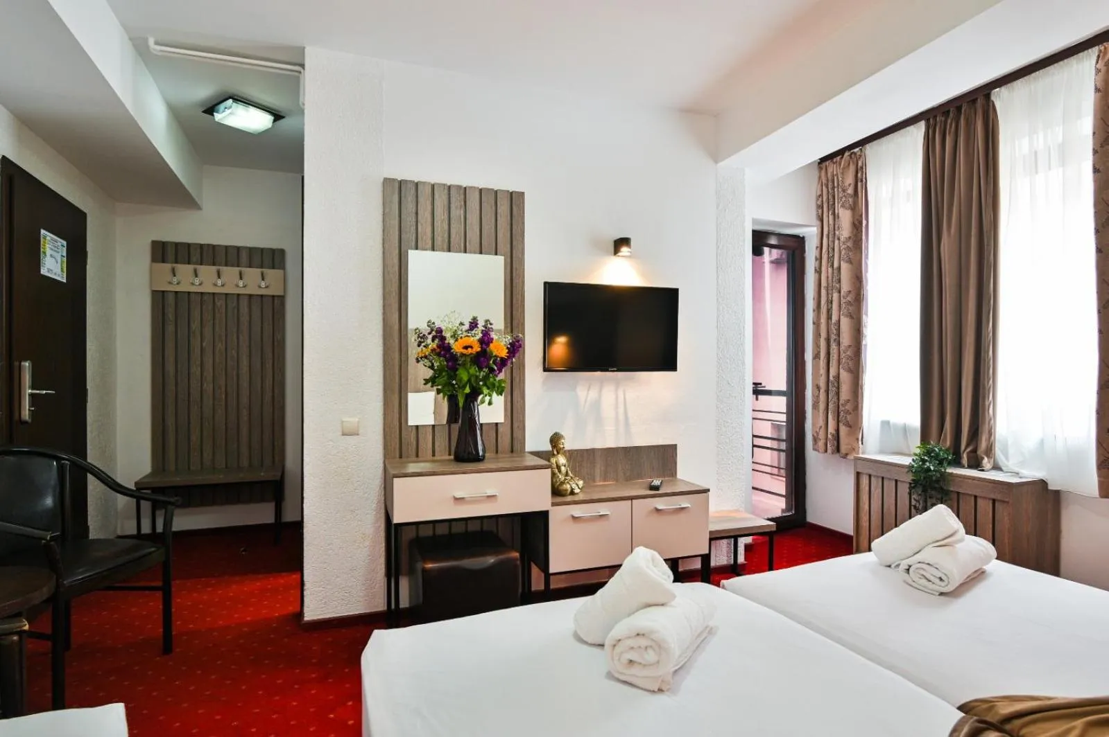 TV and multimedia, Bed in Hotel Razvan