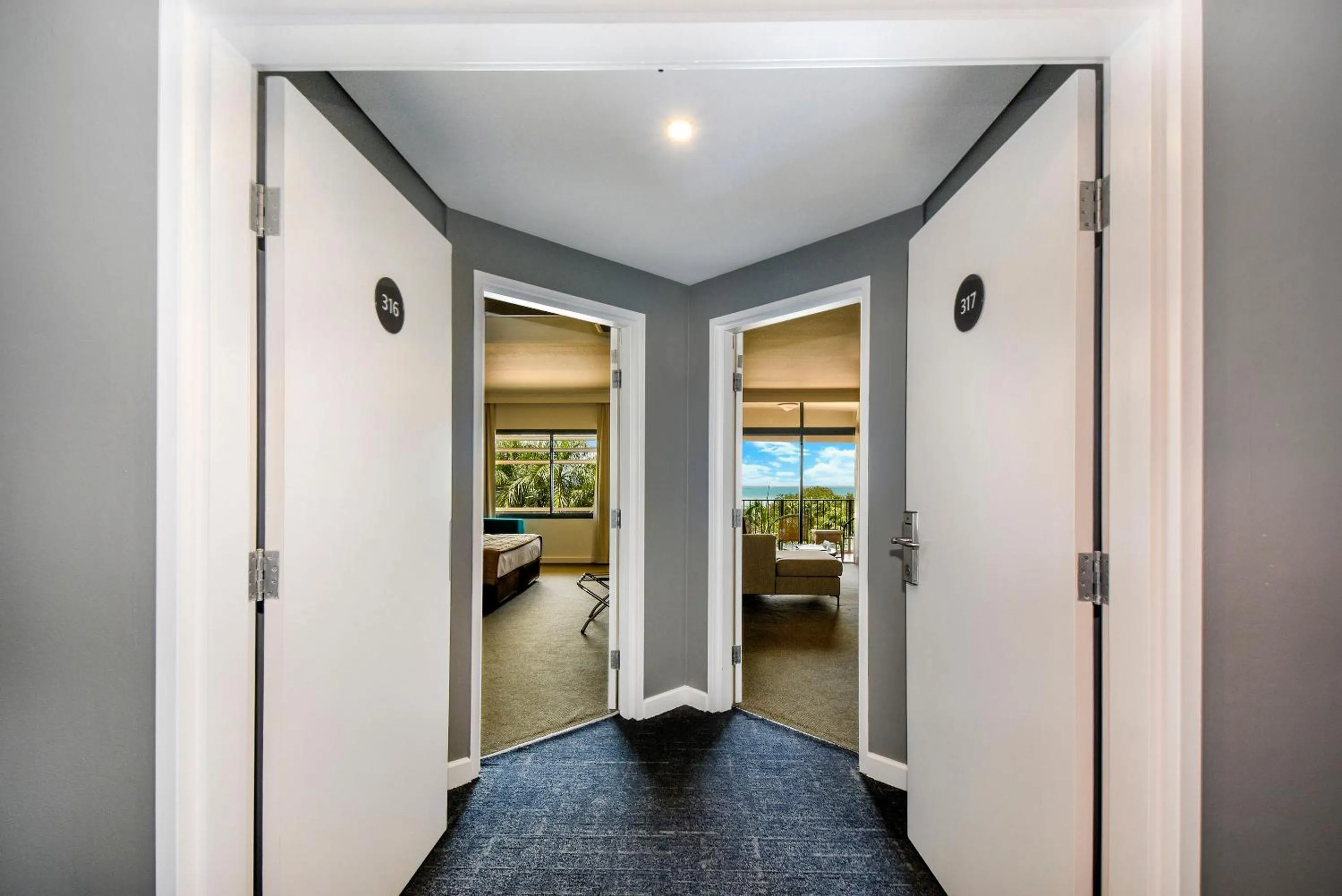 Decorative detail, Bed in Mantra on The Esplanade