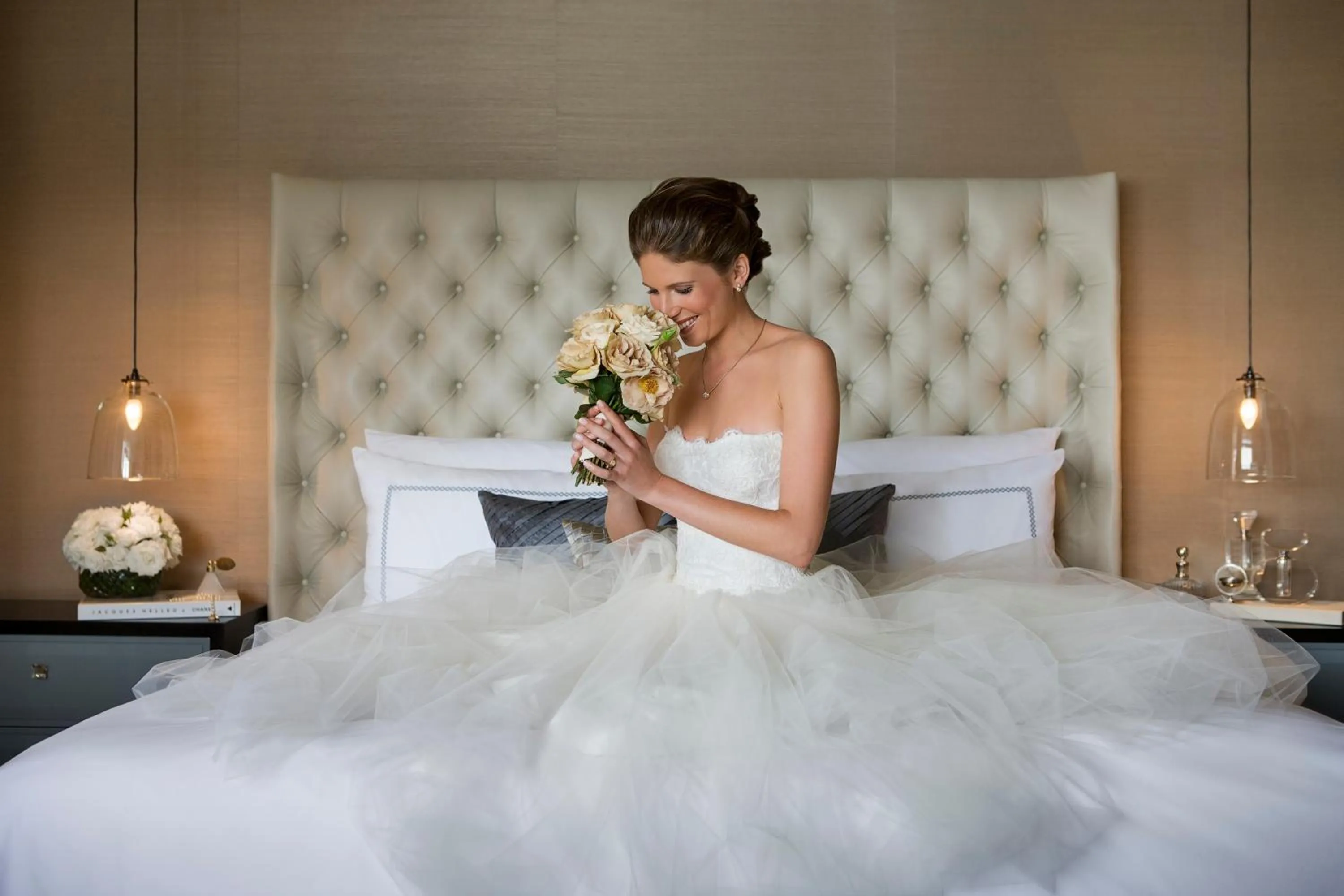 wedding, Bed in Four Seasons Hotel Sydney