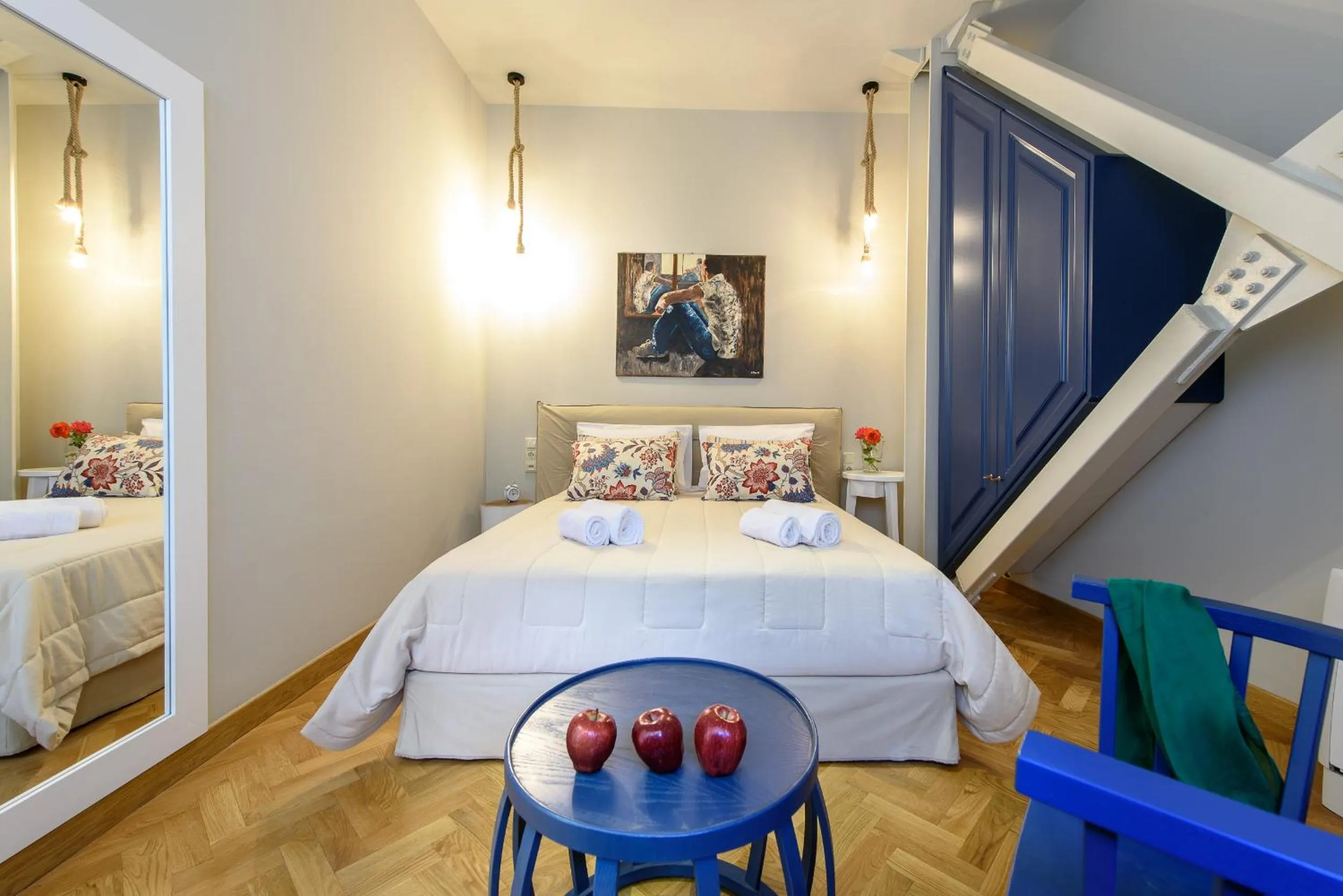 Bed in Candia Suites & Rooms