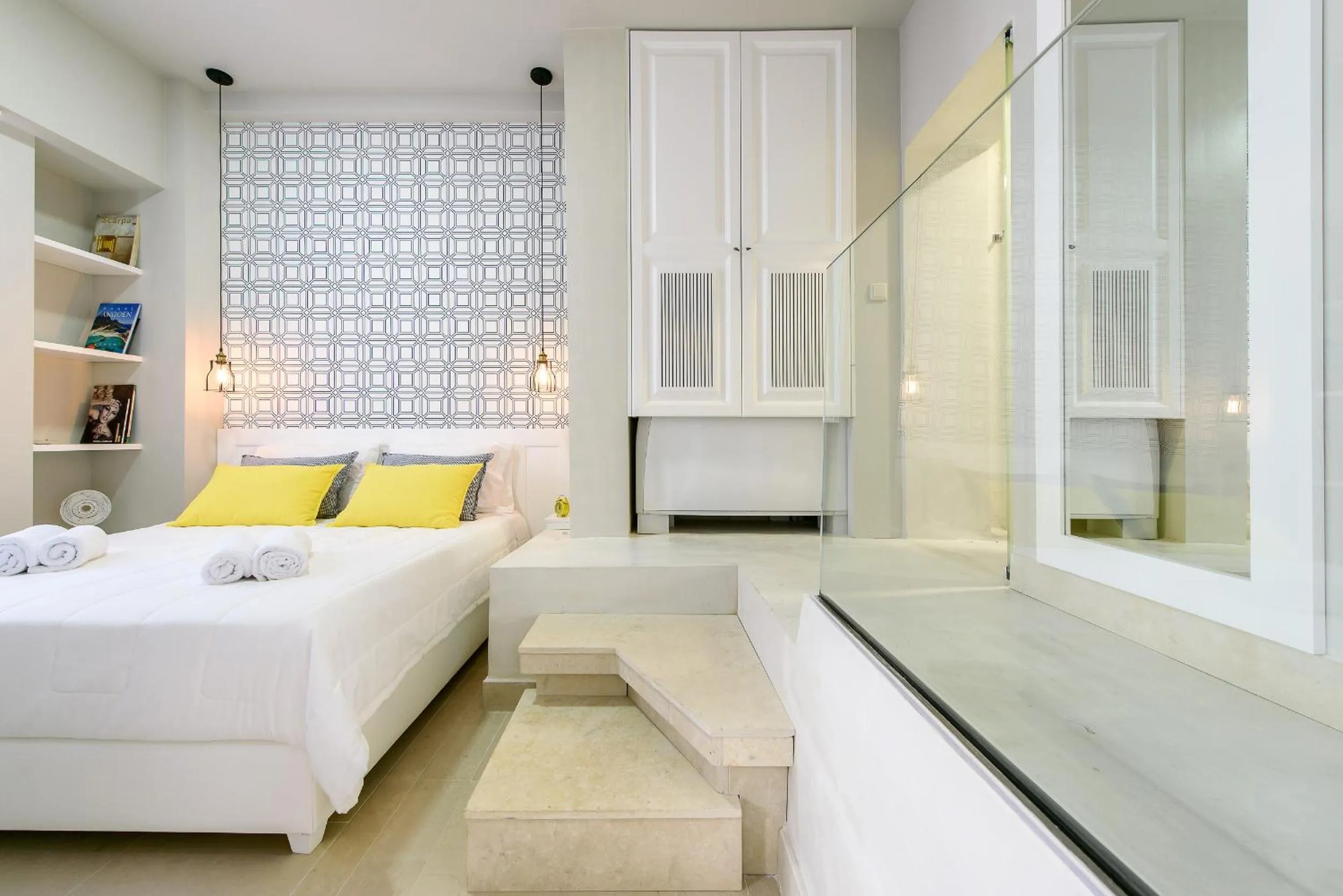 Bed in Candia Suites & Rooms