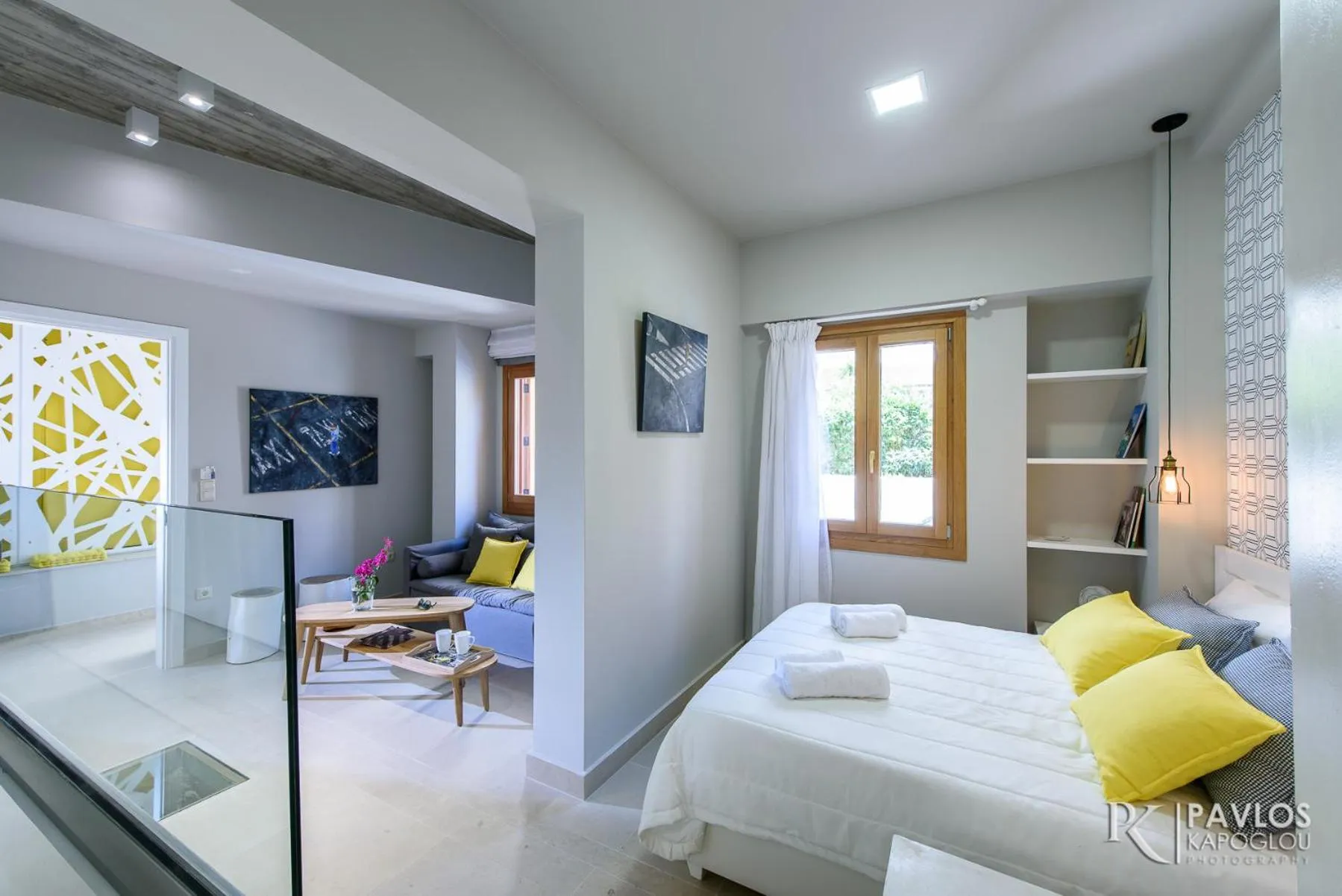 Bed in Candia Suites & Rooms