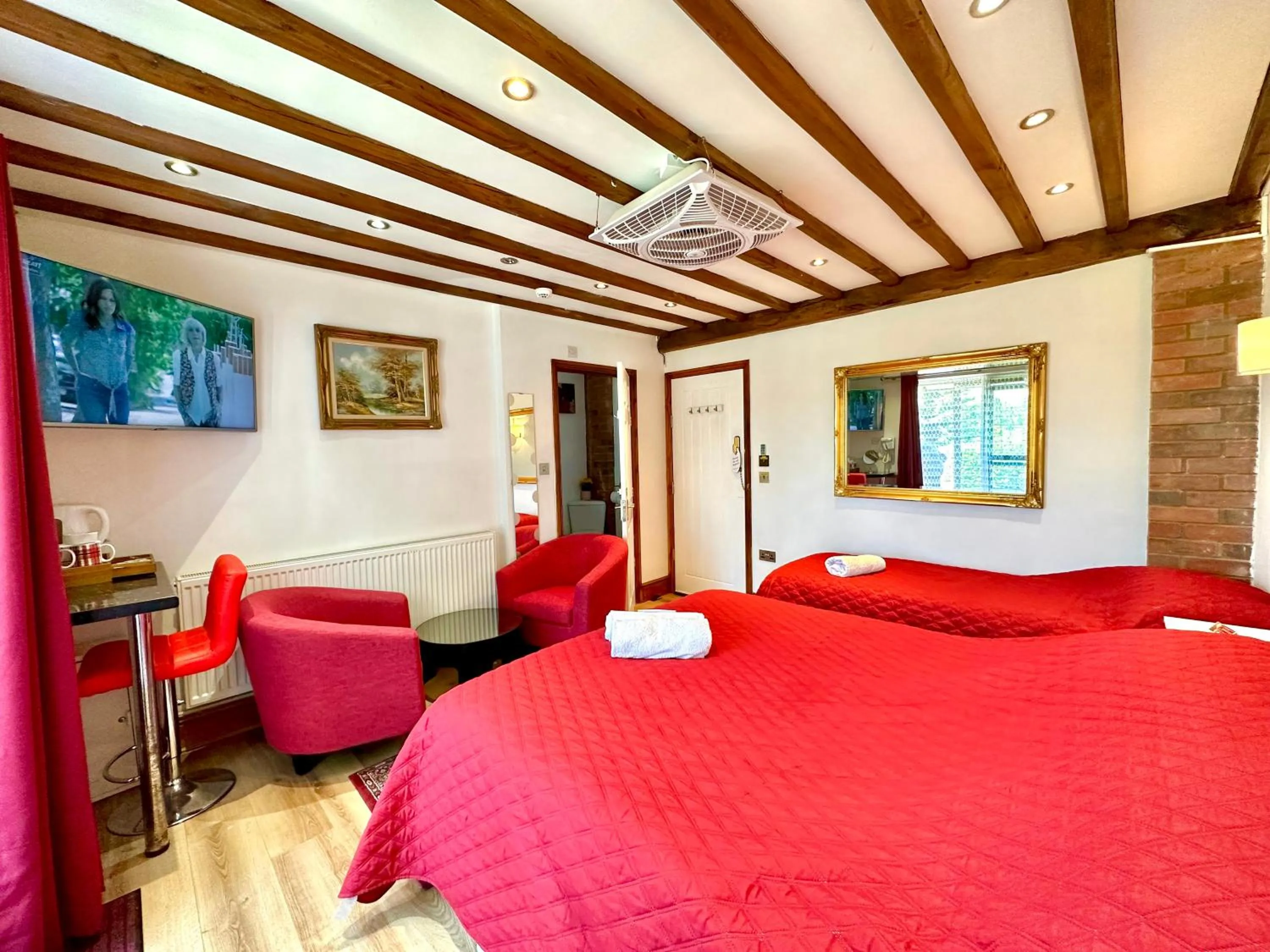 Photo of the whole room, Bed in Anand Lodge