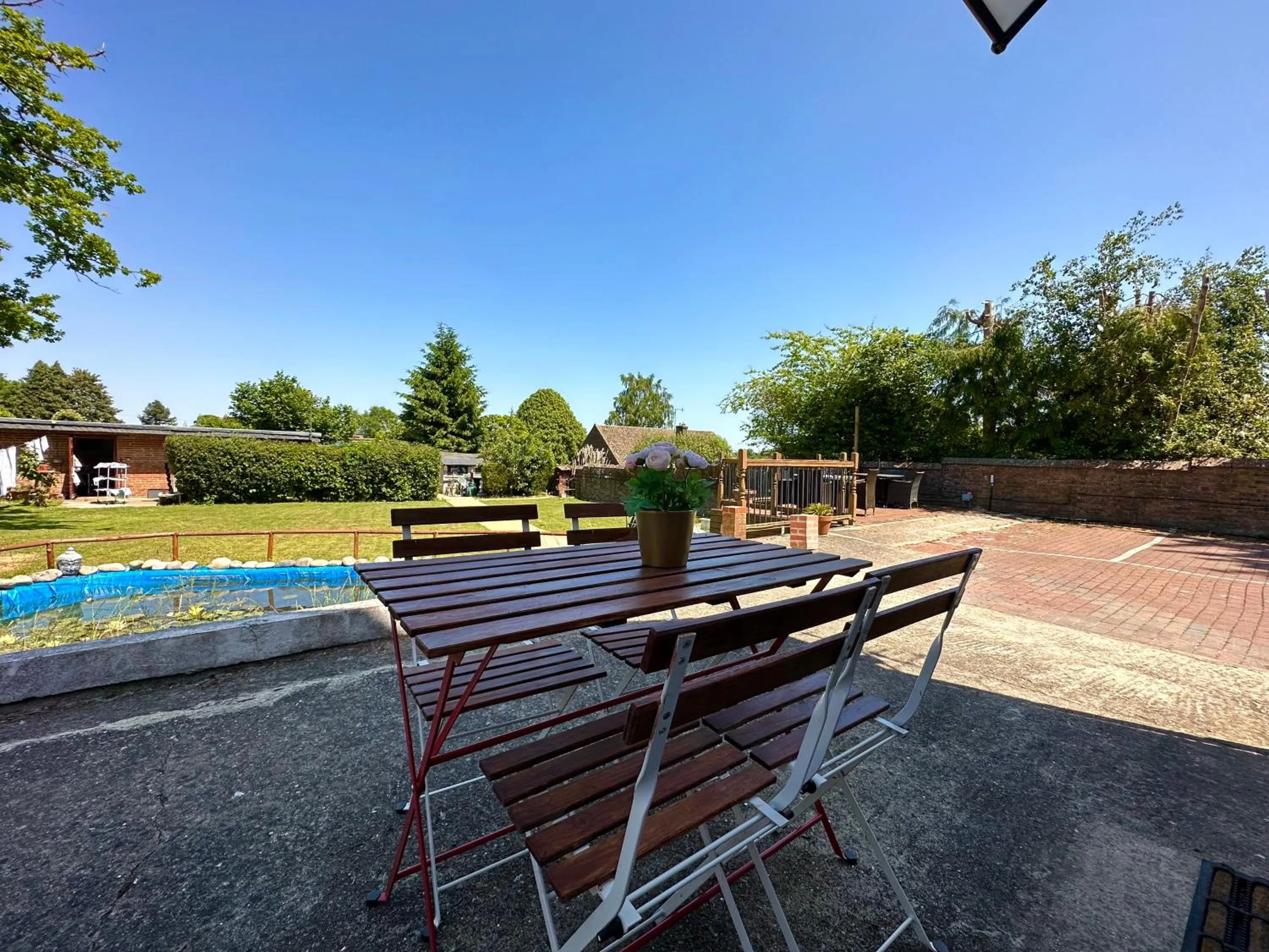 Patio in Anand Lodge