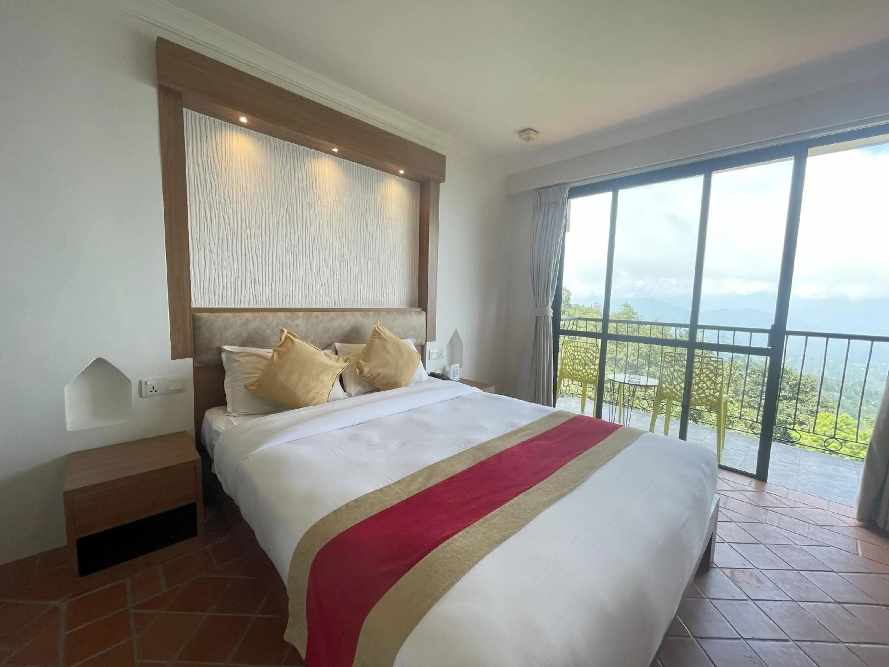 Bedroom, Bed in Hotel Himalayan Villa - Nagarkot