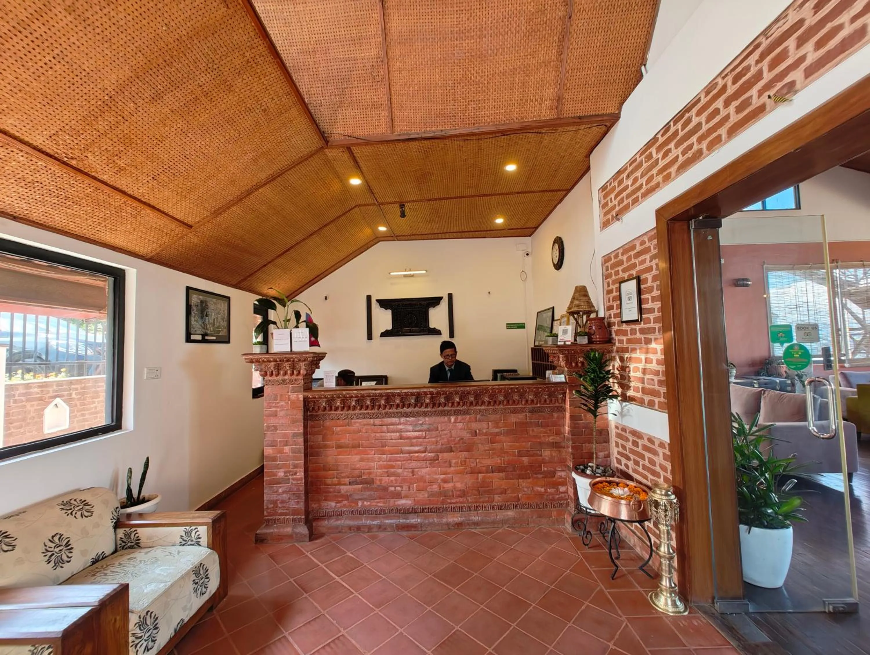 Lobby or reception in Hotel Himalayan Villa - Nagarkot