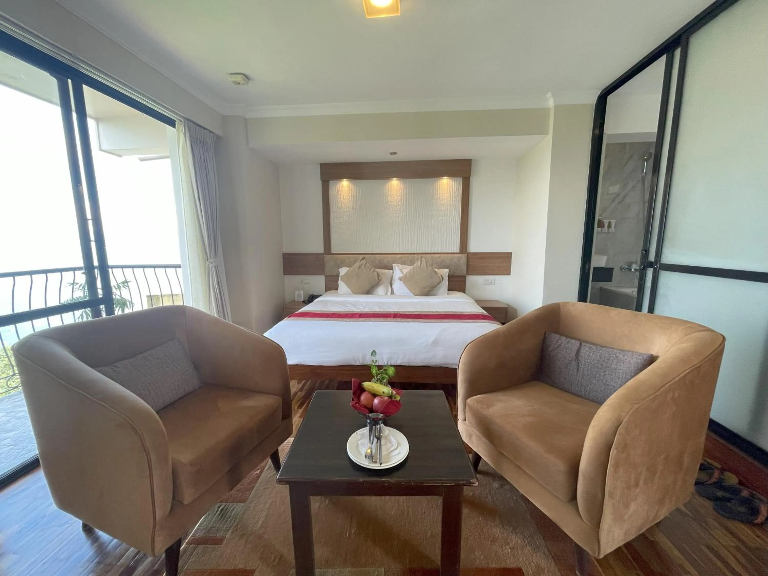 Bedroom, Bed in Hotel Himalayan Villa - Nagarkot