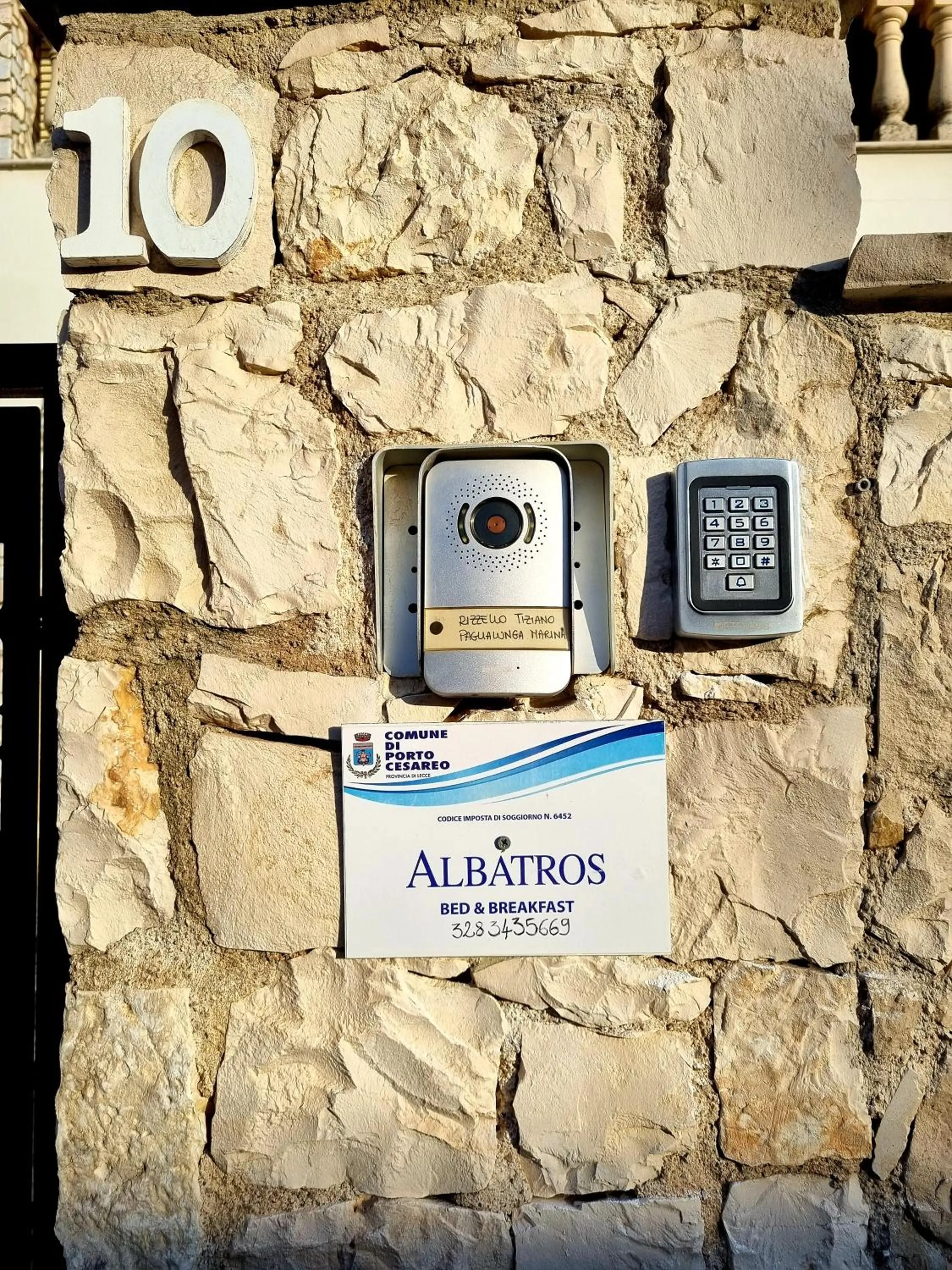 Property building in Albatros B&B Porto Cesareo