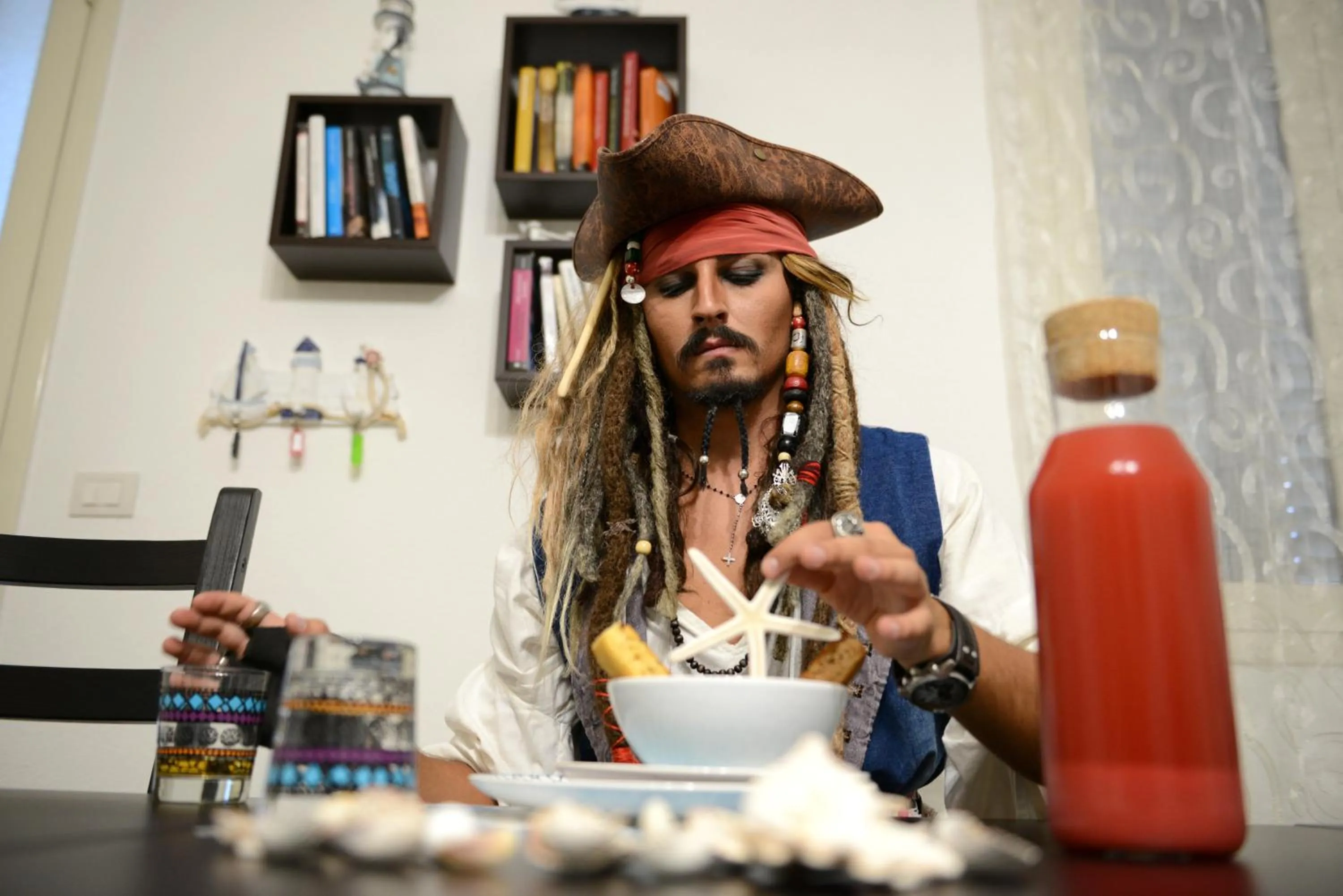 Decorative detail in Albatros B&B Porto Cesareo