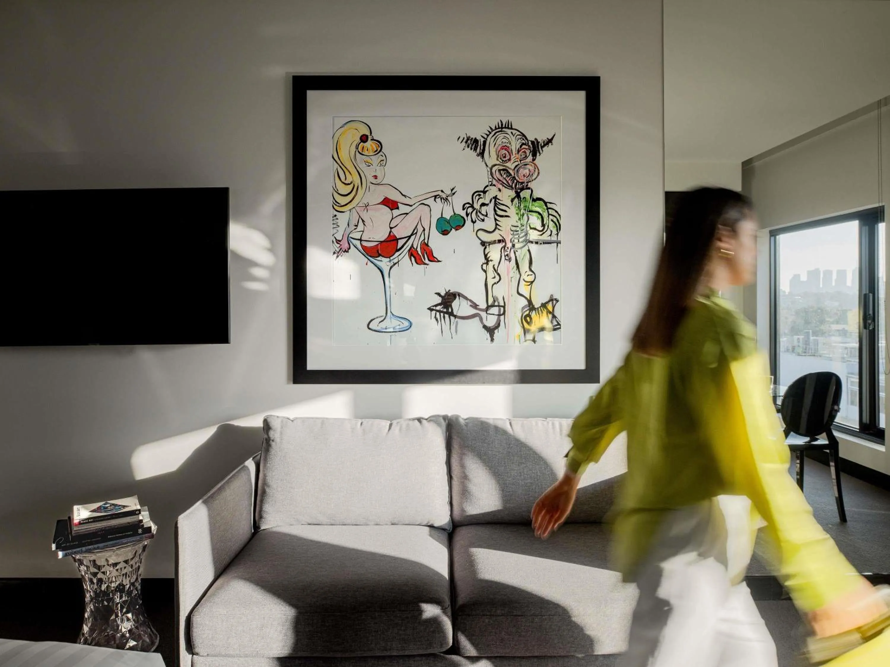 Bedroom in The Cullen Melbourne - Art Series