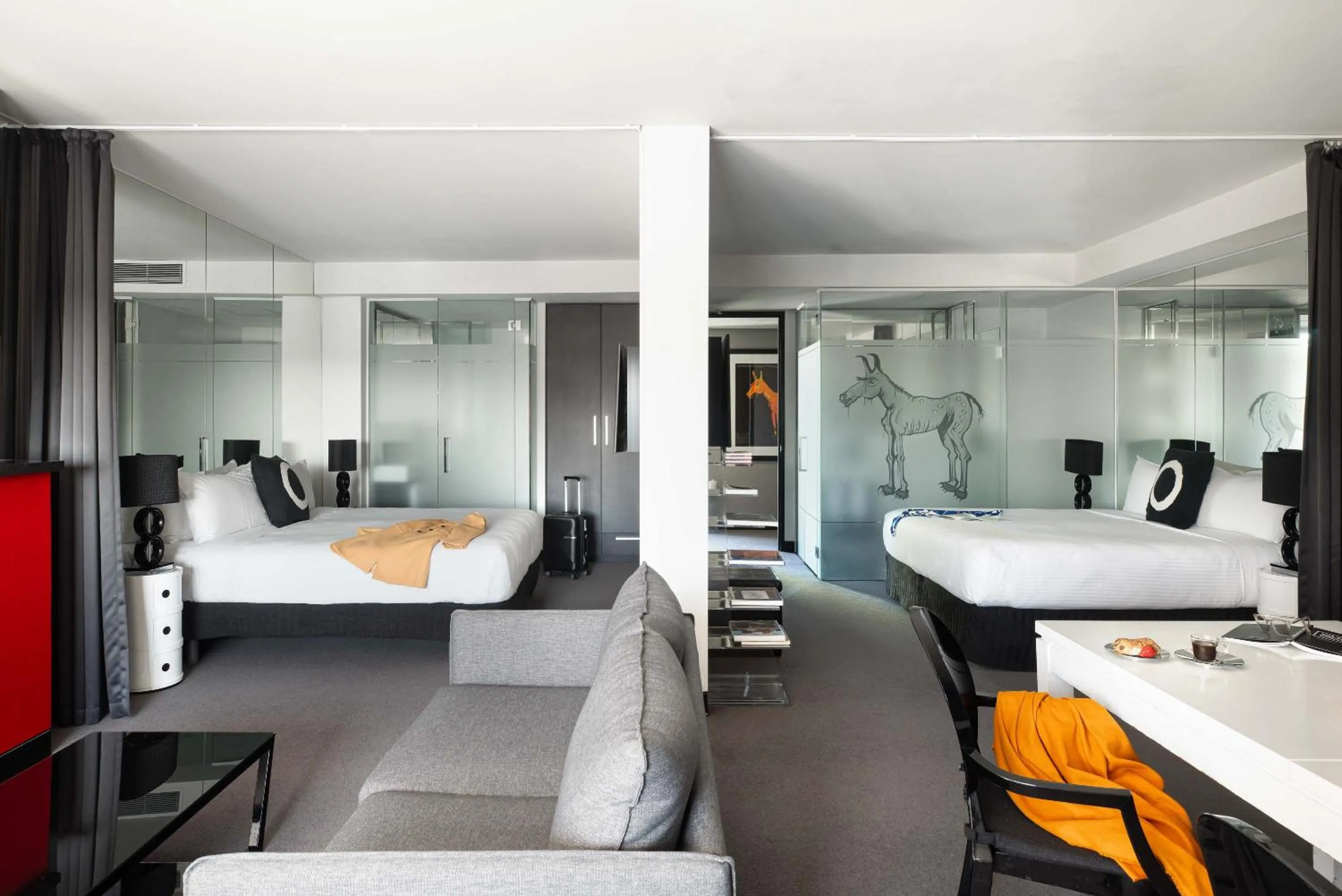 Bed in The Cullen Melbourne - Art Series