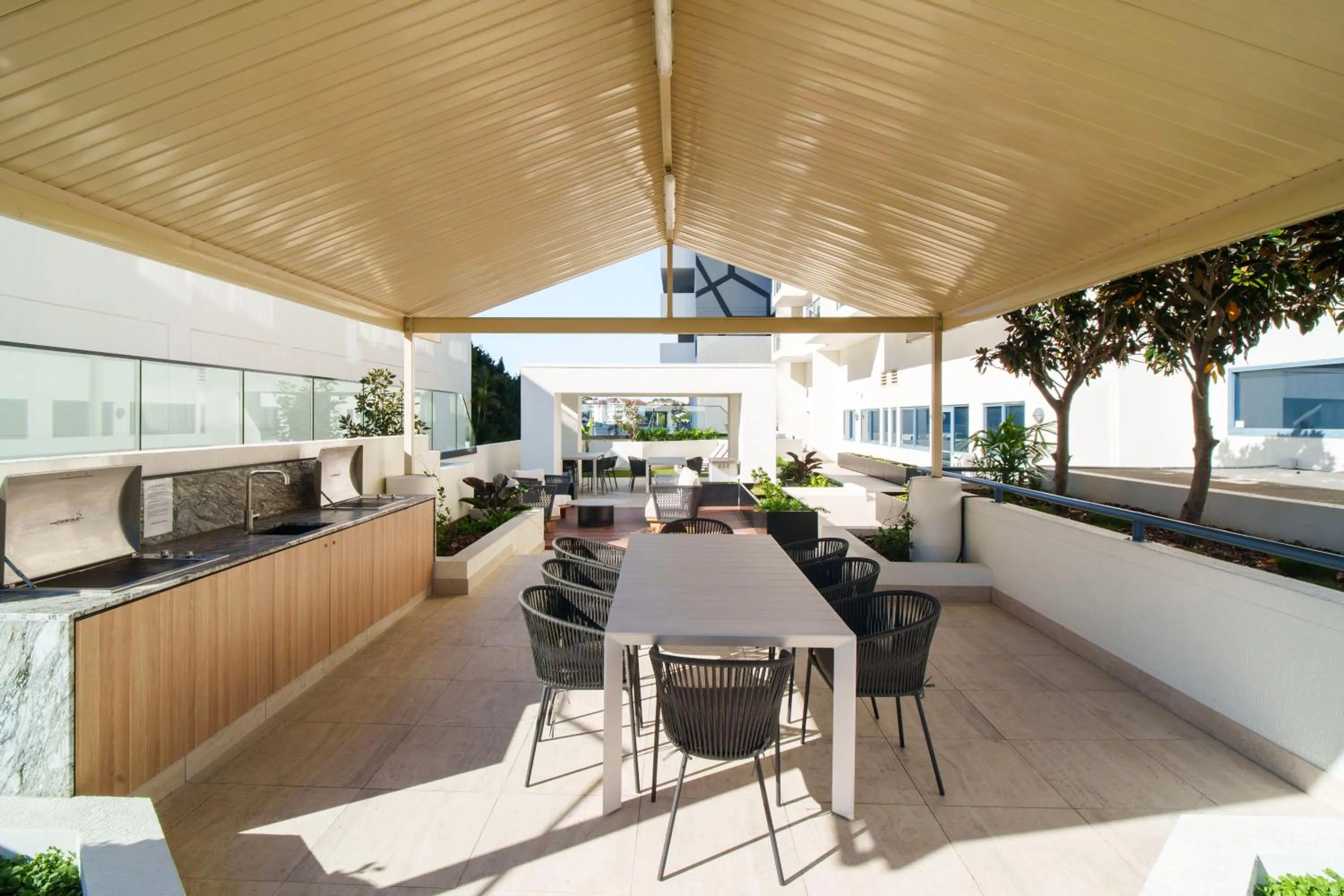 BBQ facilities in Dockside Brisbane