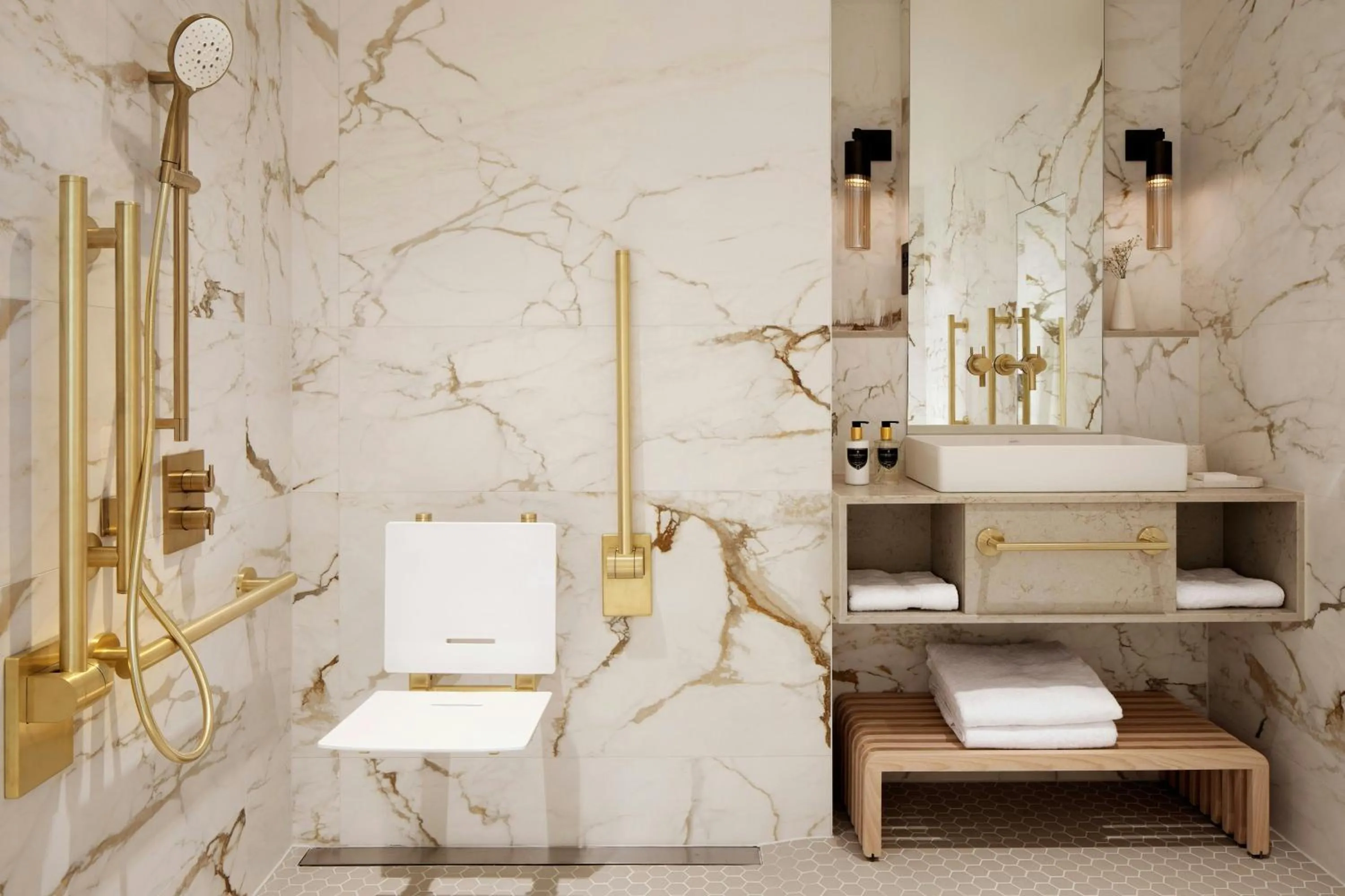 Bathroom in Montcalm Mayfair, Autograph Collection