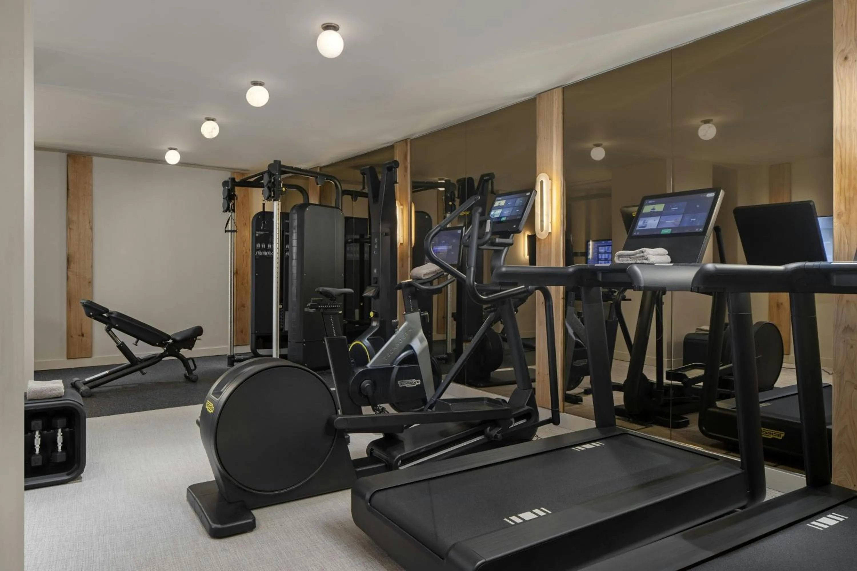 Fitness centre/facilities in Montcalm Mayfair, Autograph Collection