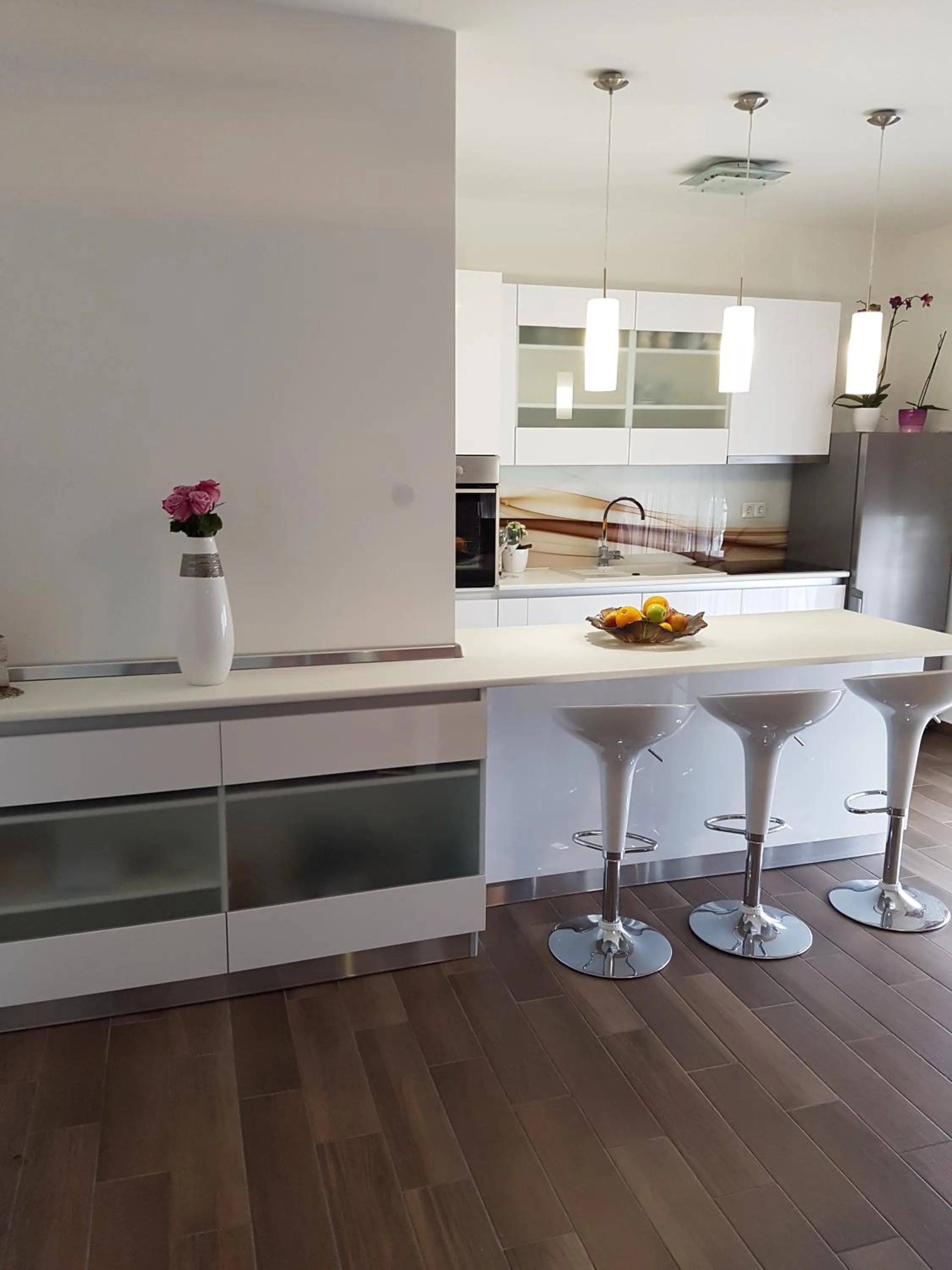 Kitchen or kitchenette in Apartments Tereza