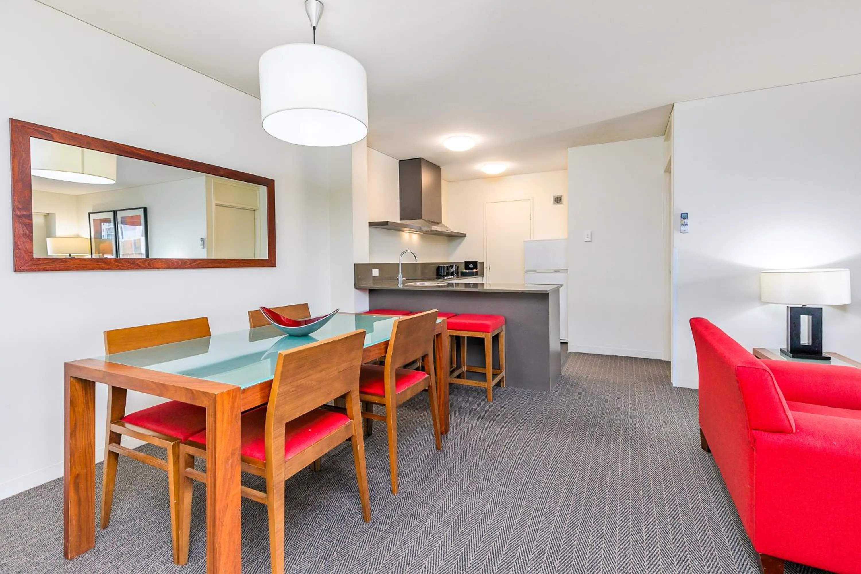 Living room in Mantra on Hay Perth